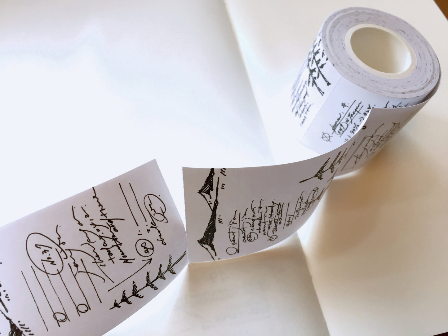 LihaoPaper - Forest Memo perforated paper tape SAMPLES