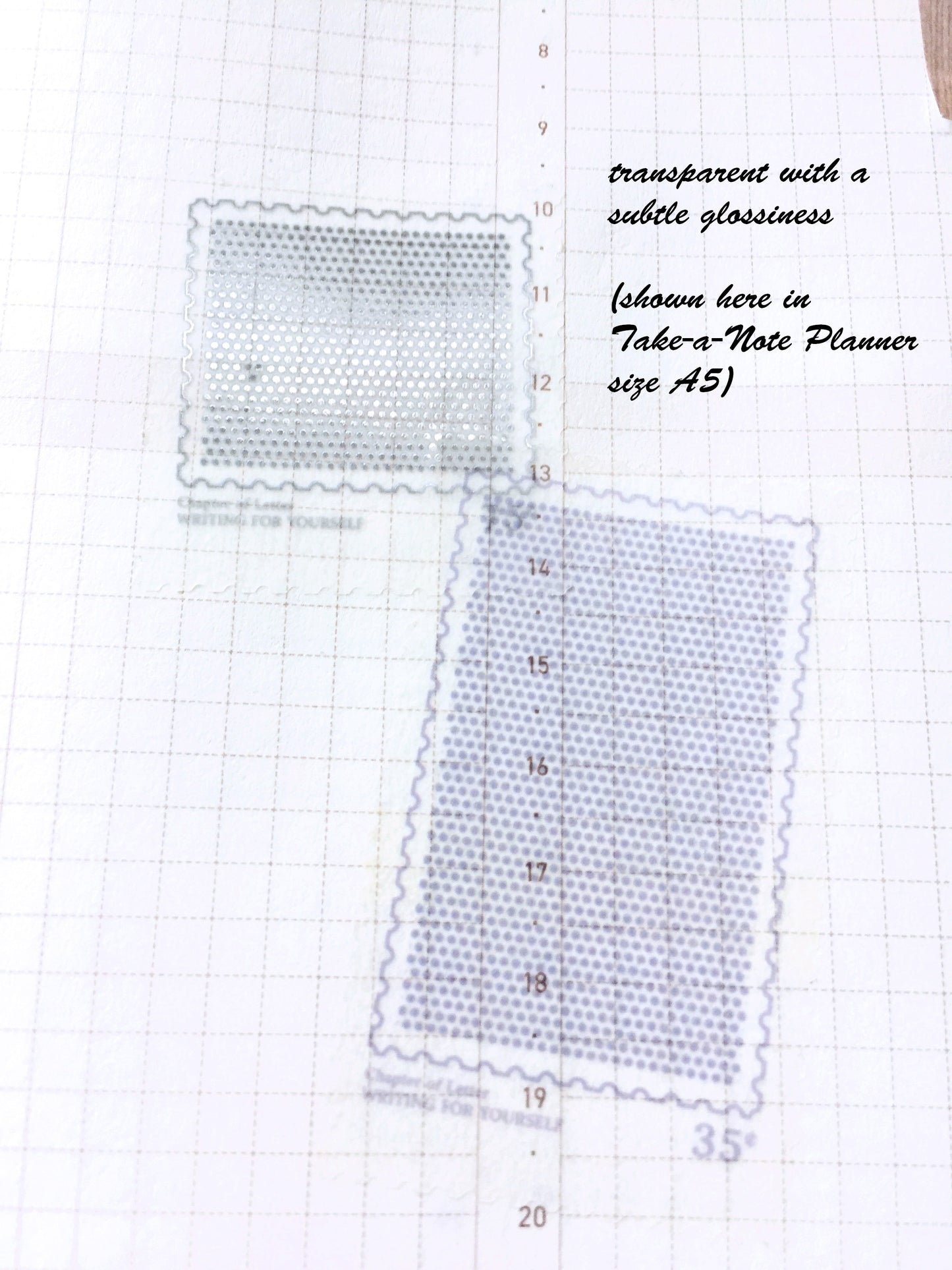 LihaoPaper - Screentone Postmark die-cut PET tape SAMPLES