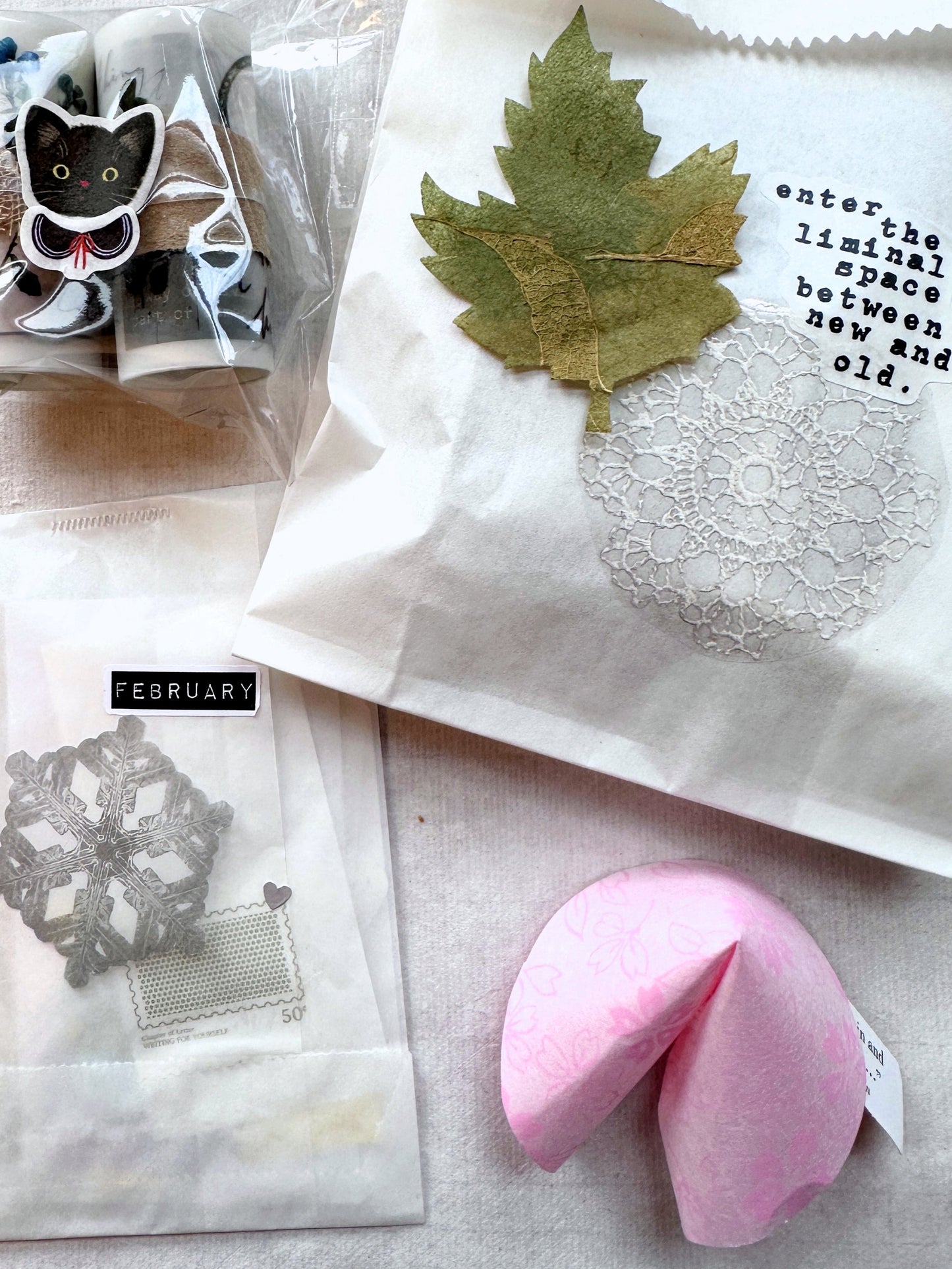 LihaoPaper - Screentone Postmark die-cut PET tape SAMPLES
