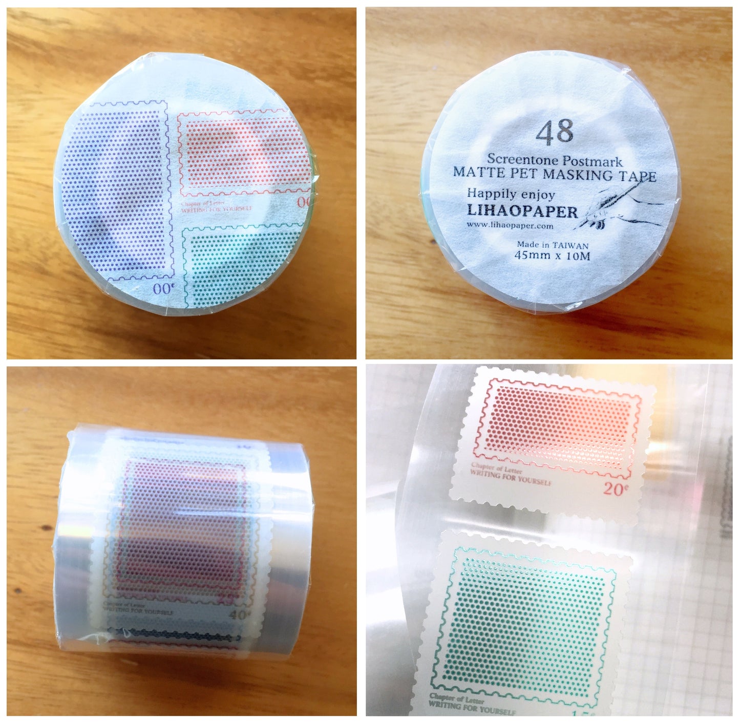 LihaoPaper - Screentone Postmark die-cut PET tape SAMPLES