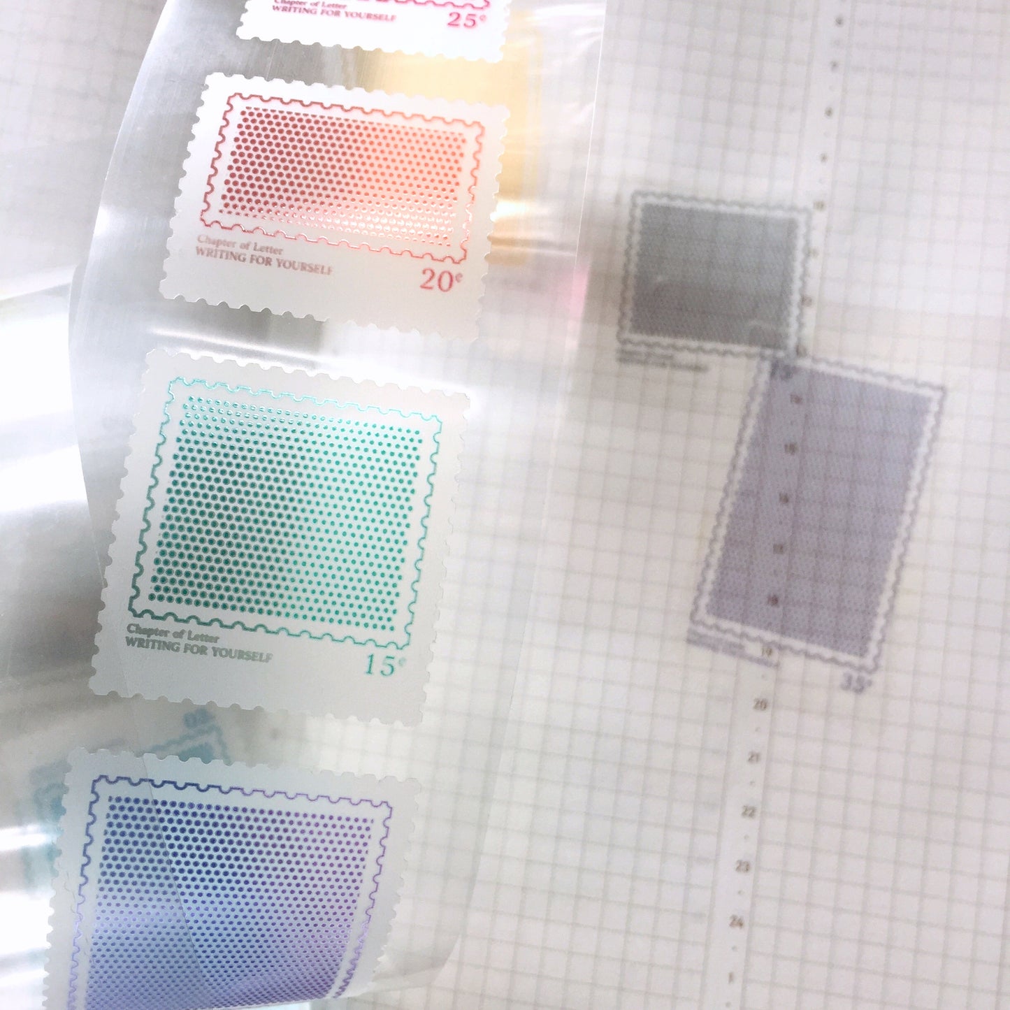 LihaoPaper - Screentone Postmark die-cut PET tape SAMPLES