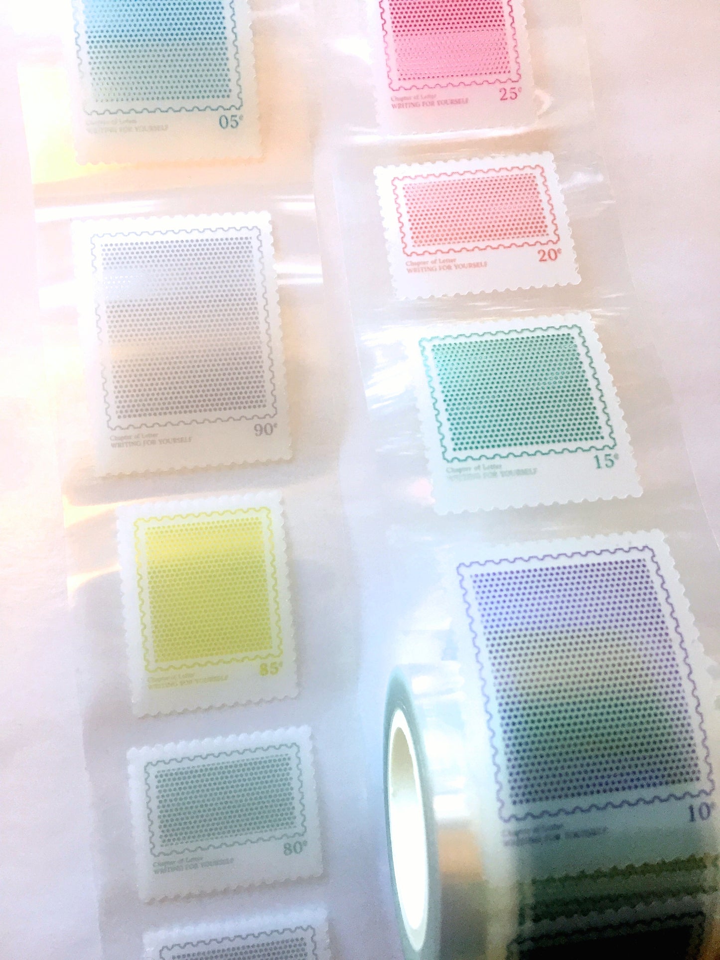 LihaoPaper - Screentone Postmark die-cut PET tape SAMPLES