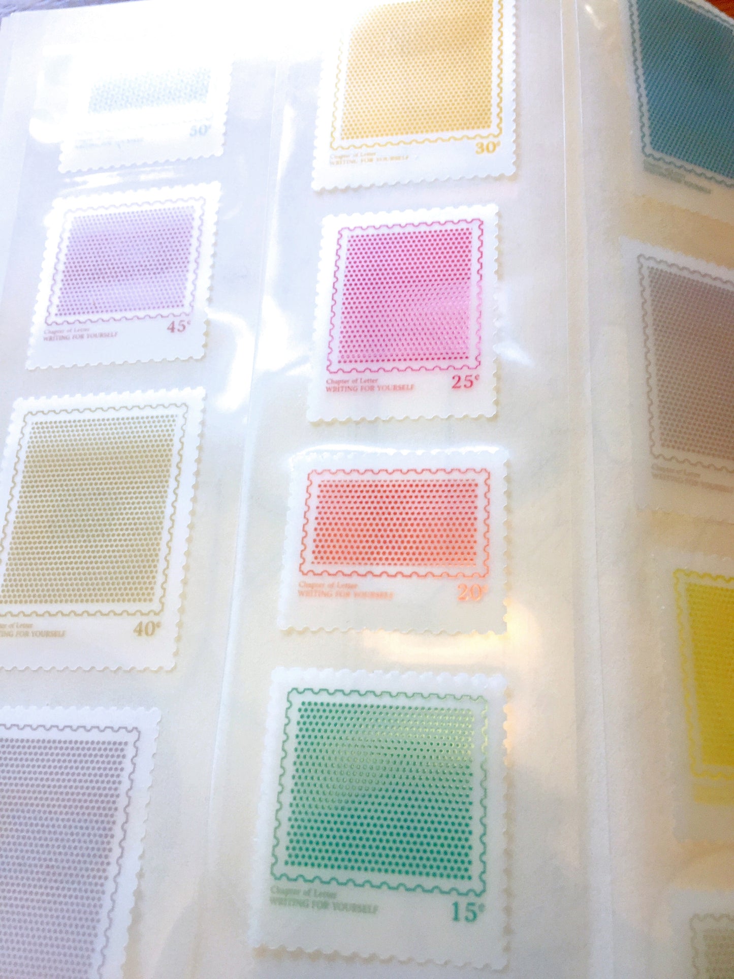 LihaoPaper - Screentone Postmark die-cut PET tape SAMPLES
