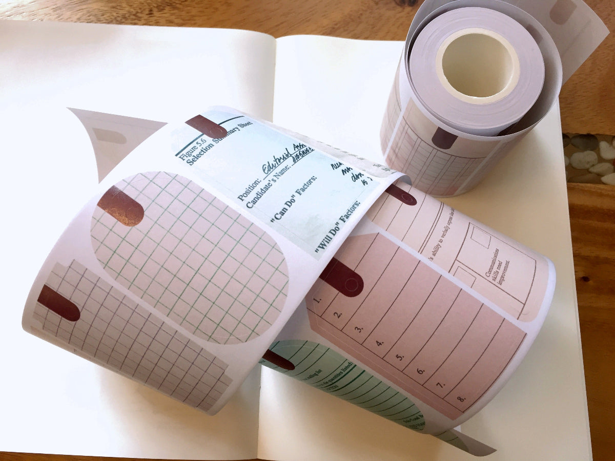 LihaoPaper - Vintage Tag kiss-cut paper tape SAMPLES