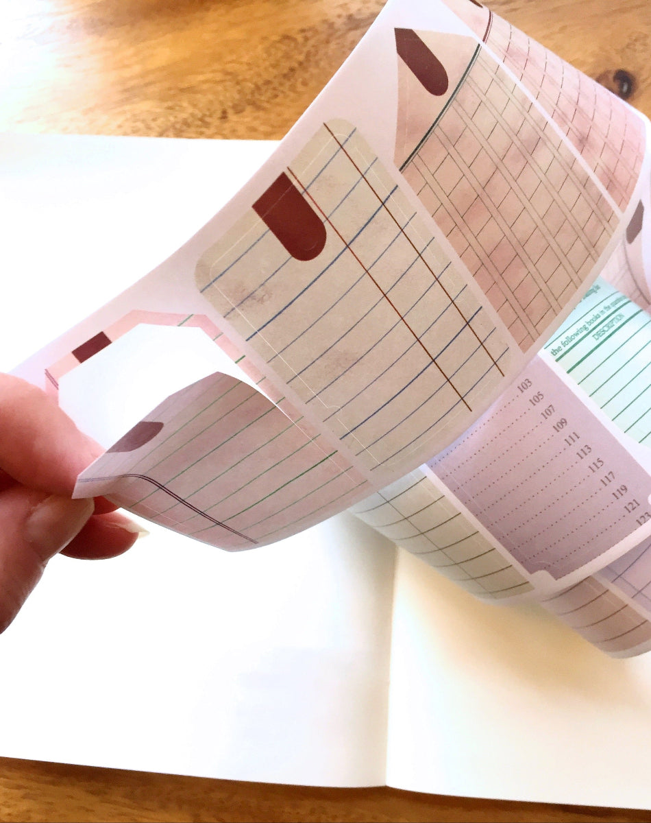 LihaoPaper - Vintage Tag kiss-cut paper tape SAMPLES