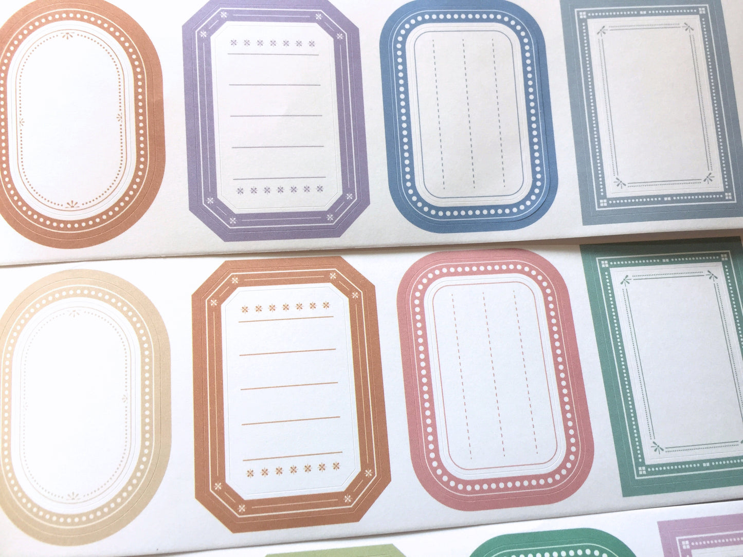 LihaoPaper - No. 51 Double Label kiss-cut paper tape SAMPLES