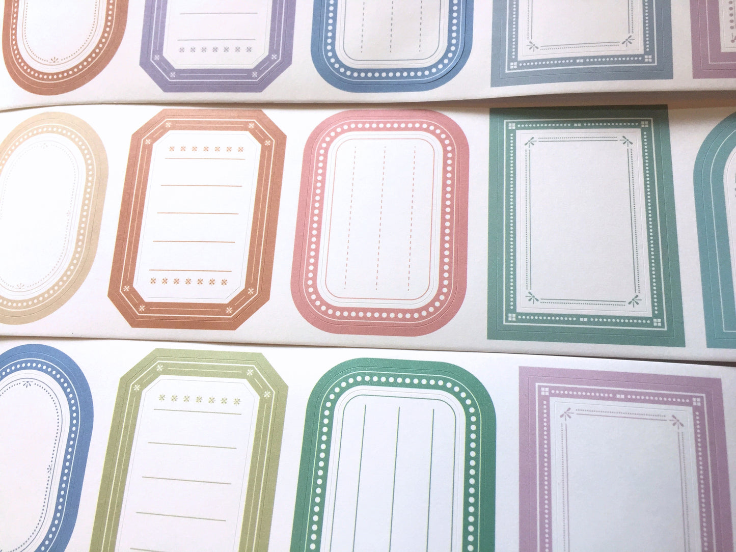 LihaoPaper - No. 51 Double Label kiss-cut paper tape SAMPLES