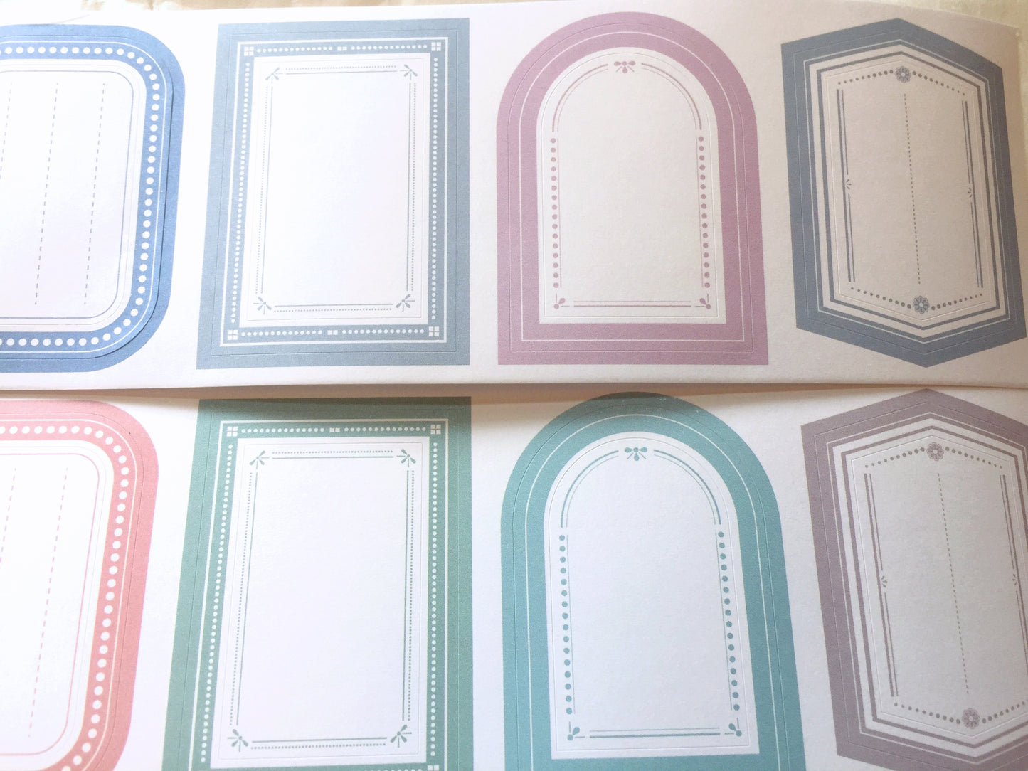 LihaoPaper - No. 51 Double Label kiss-cut paper tape SAMPLES