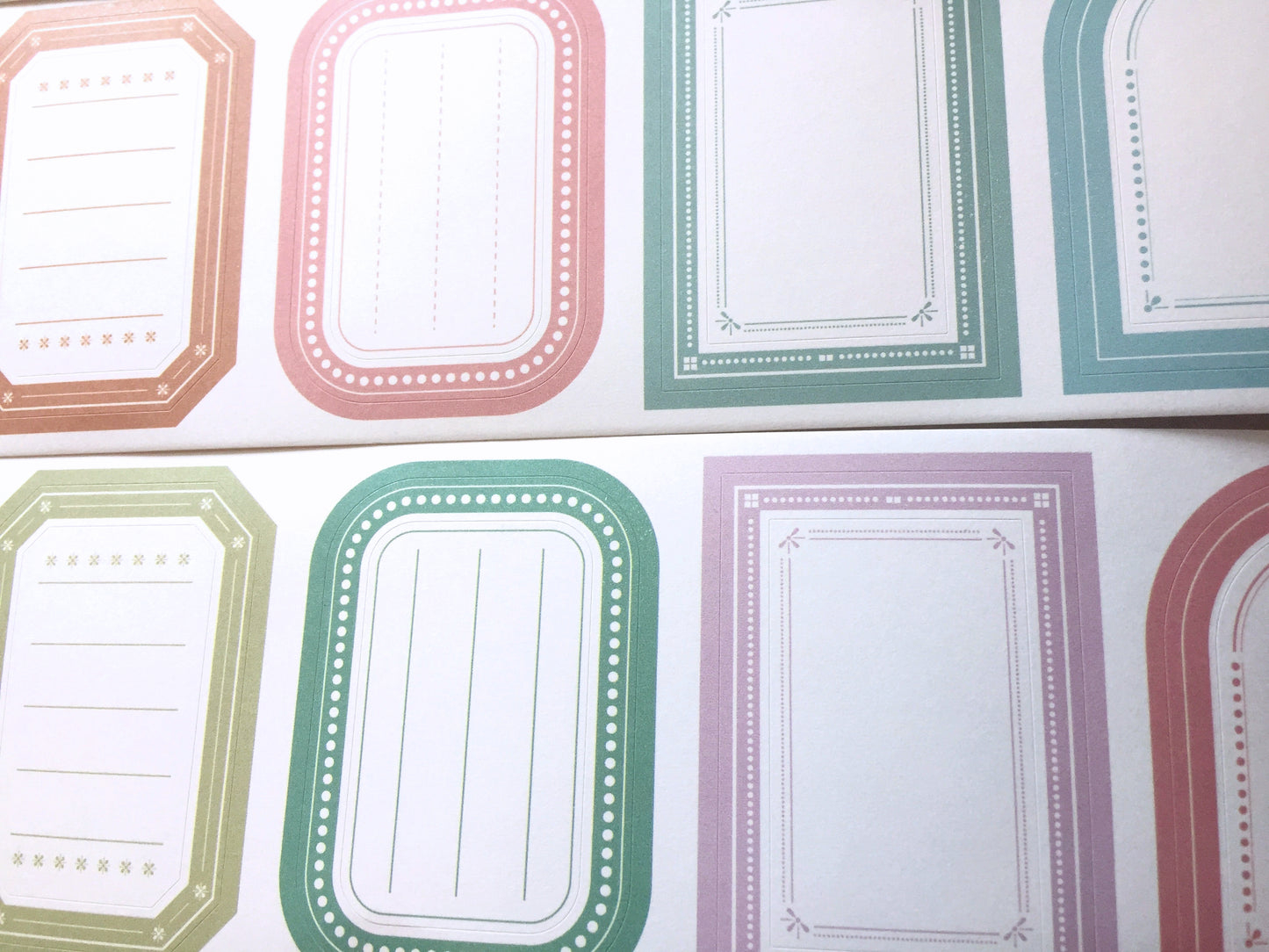 LihaoPaper - No. 51 Double Label kiss-cut paper tape SAMPLES