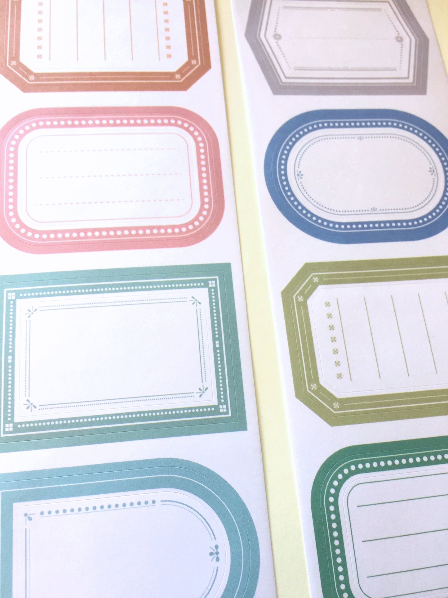 LihaoPaper - No. 51 Double Label kiss-cut paper tape SAMPLES
