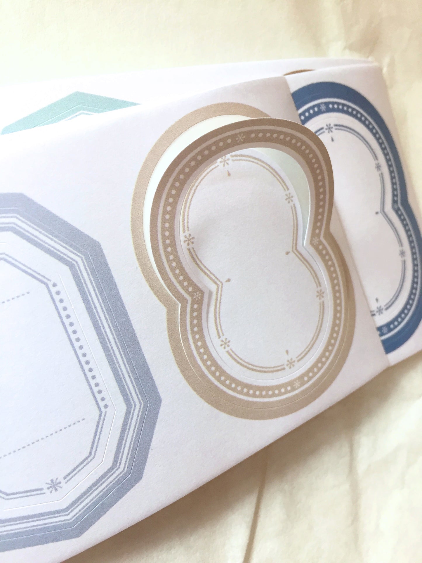 LihaoPaper - No. 53 Double Label kiss-cut paper tape SAMPLES