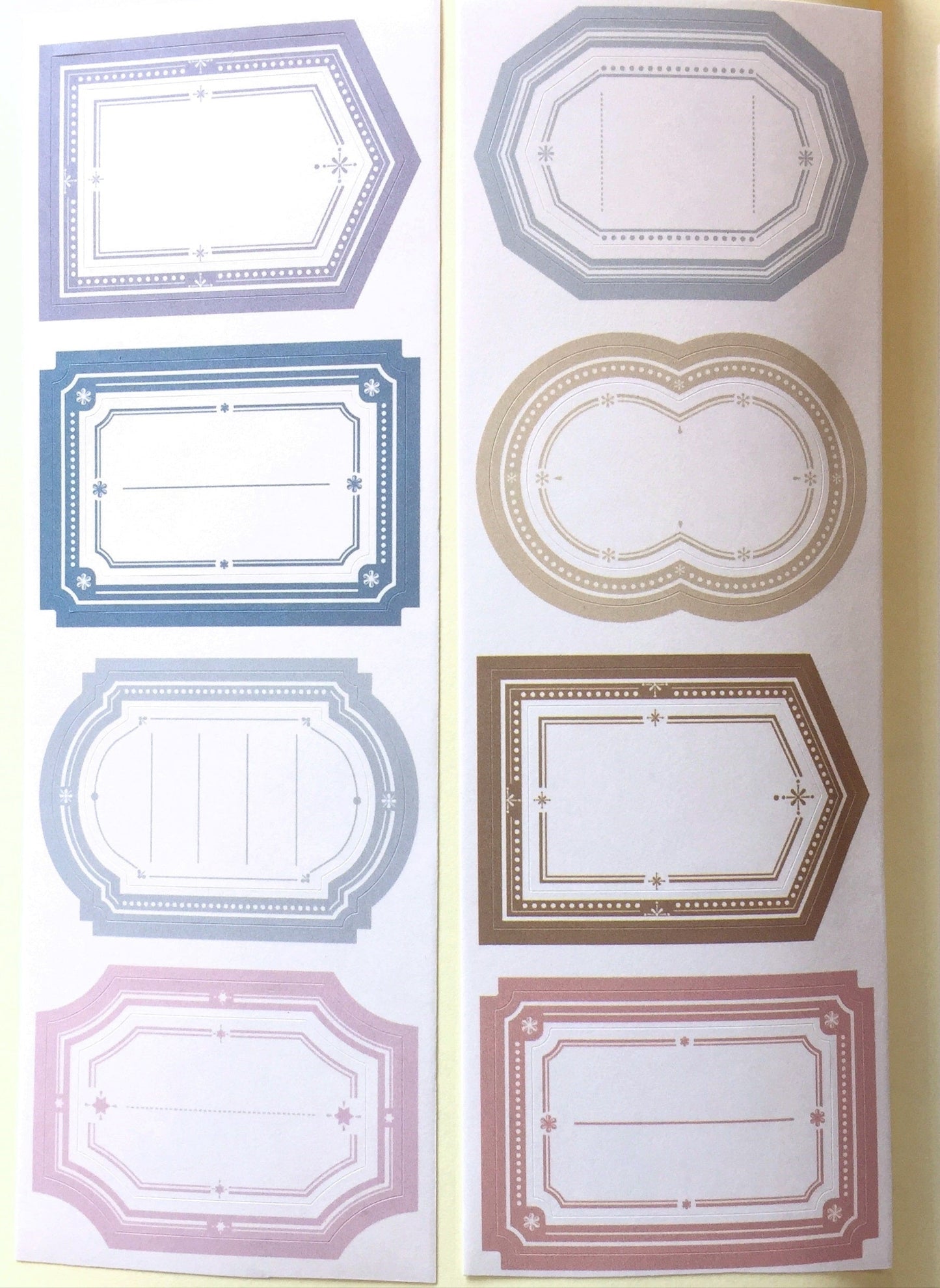 LihaoPaper - No. 53 Double Label kiss-cut paper tape SAMPLES