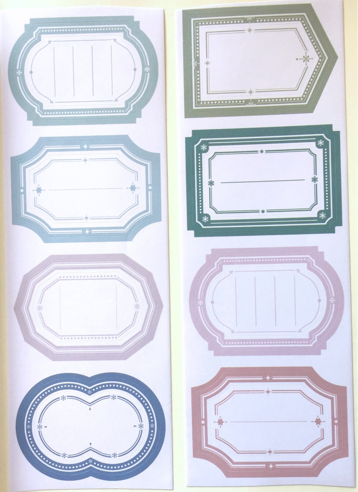 LihaoPaper - No. 53 Double Label kiss-cut paper tape SAMPLES