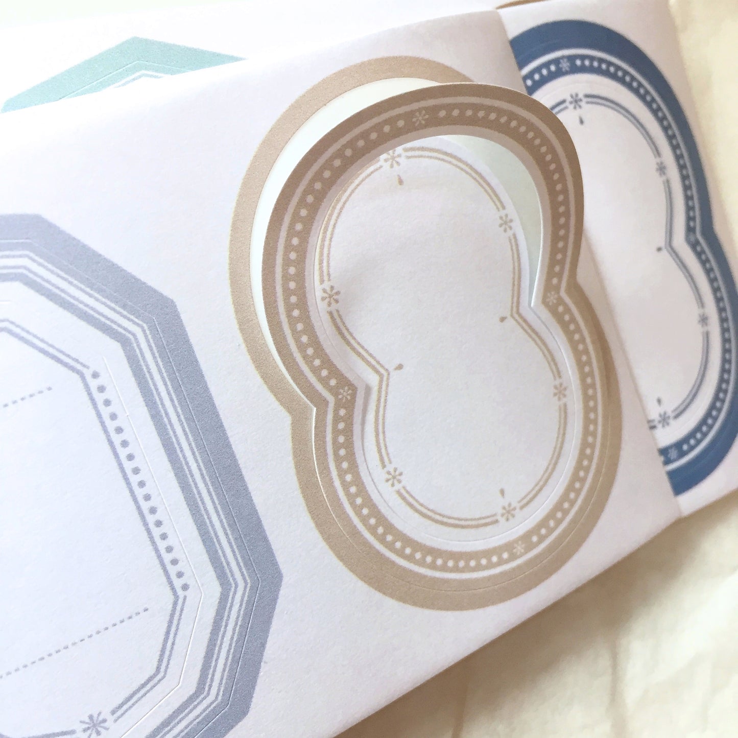 LihaoPaper - No. 53 Double Label kiss-cut paper tape SAMPLES