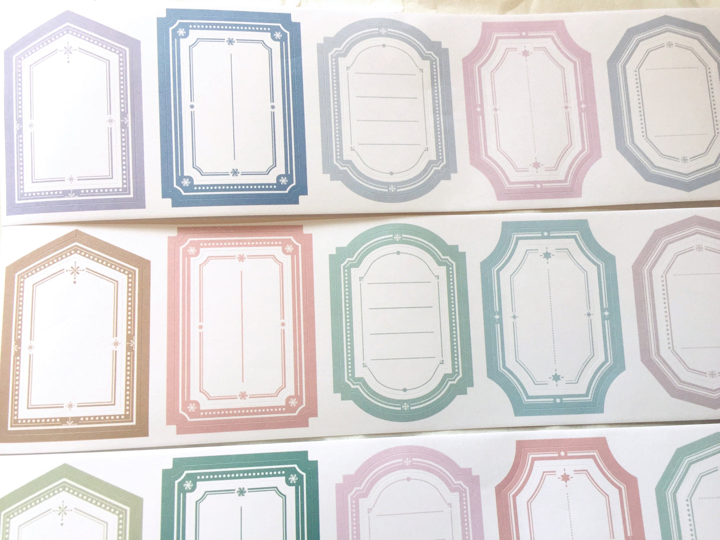 LihaoPaper - No. 53 Double Label kiss-cut paper tape SAMPLES