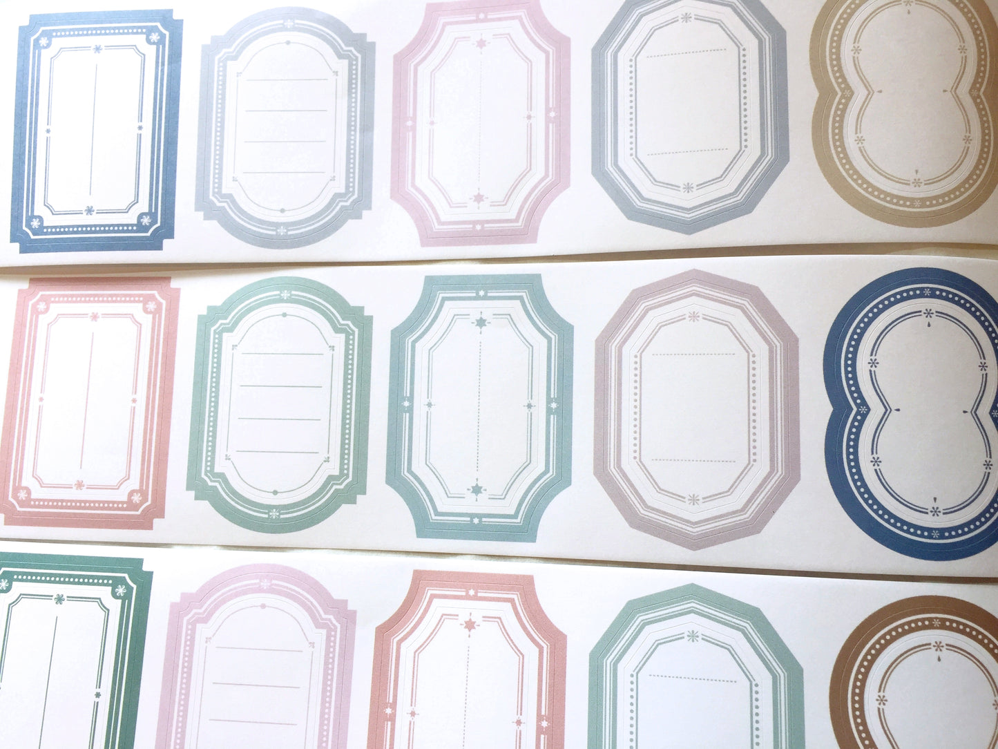 LihaoPaper - No. 53 Double Label kiss-cut paper tape SAMPLES