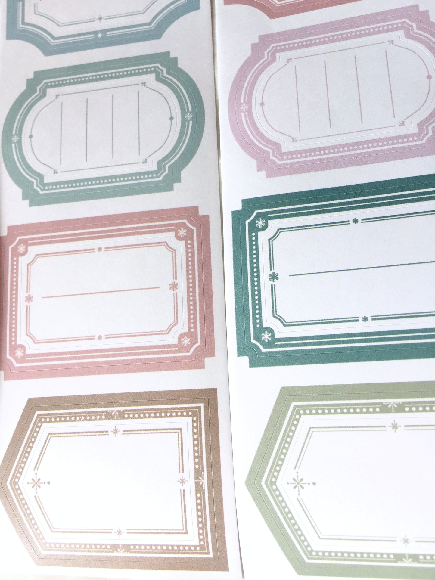 LihaoPaper - No. 53 Double Label kiss-cut paper tape SAMPLES