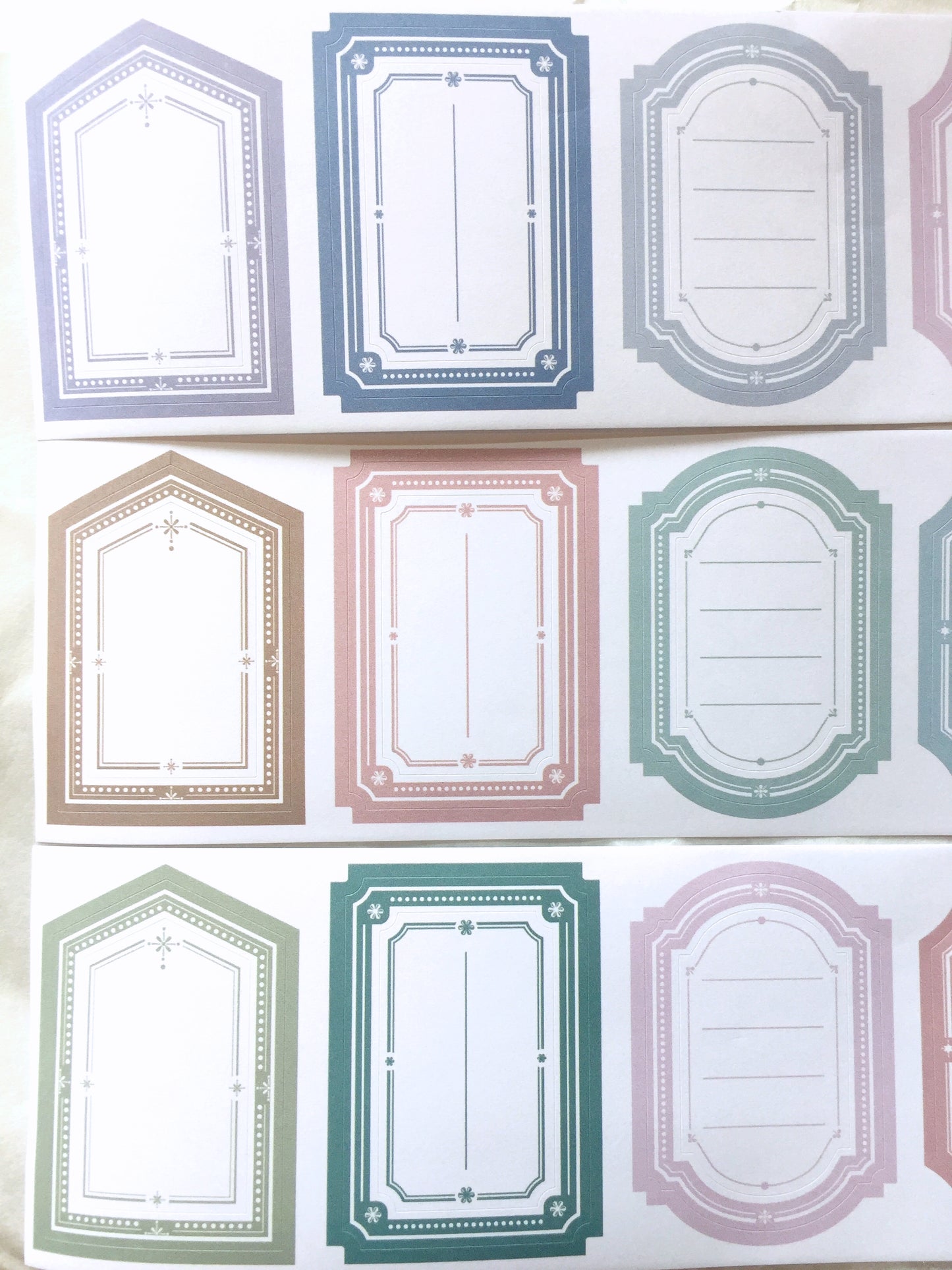 LihaoPaper - No. 53 Double Label kiss-cut paper tape SAMPLES