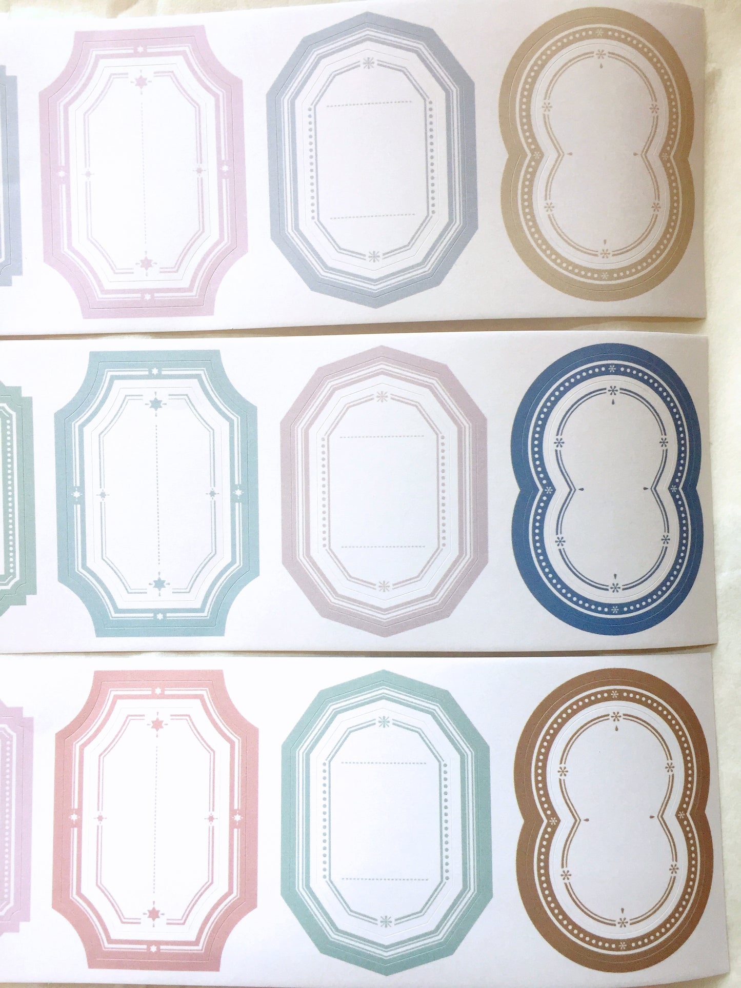LihaoPaper - No. 53 Double Label kiss-cut paper tape SAMPLES