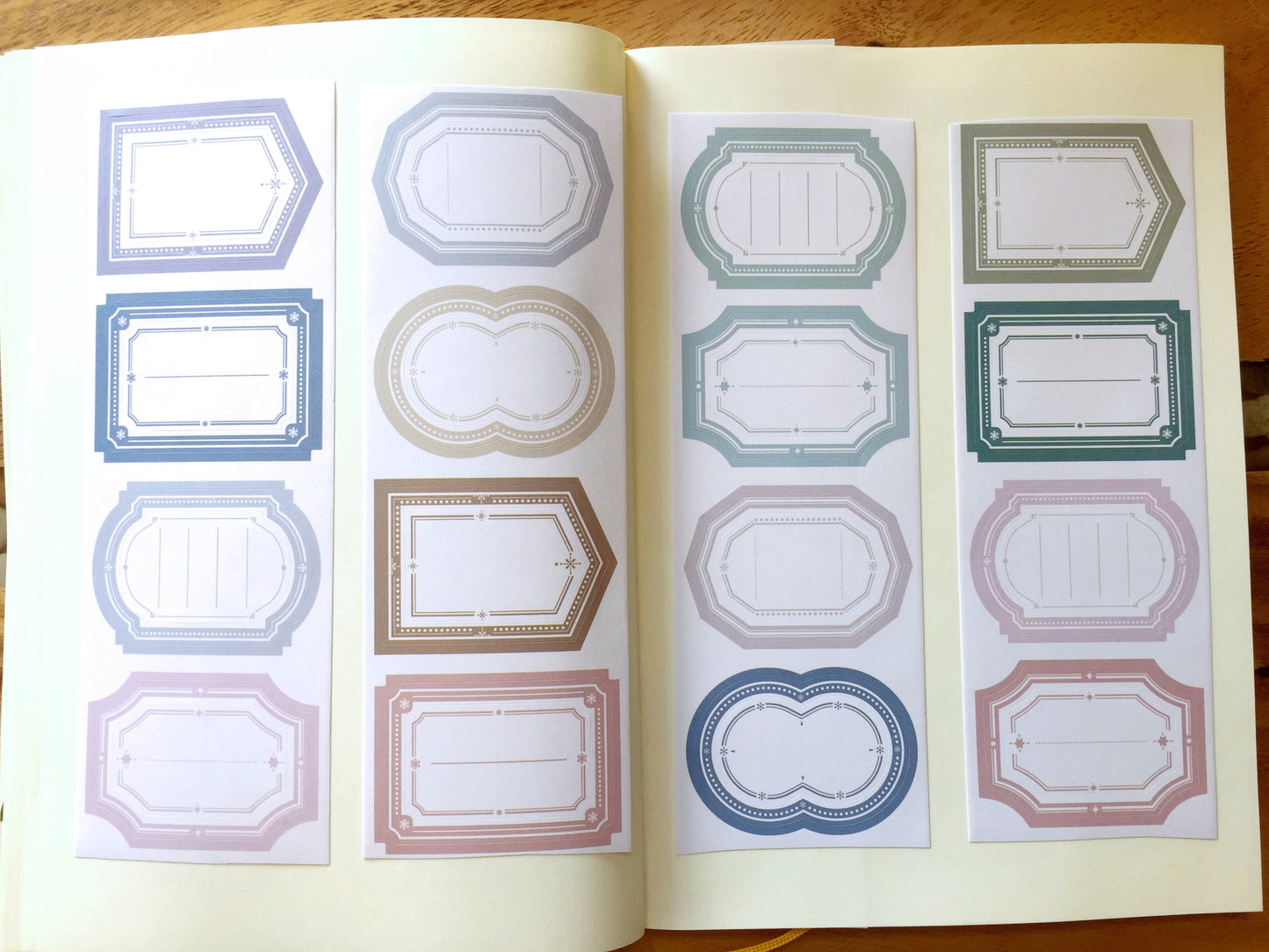 LihaoPaper - No. 53 Double Label kiss-cut paper tape SAMPLES