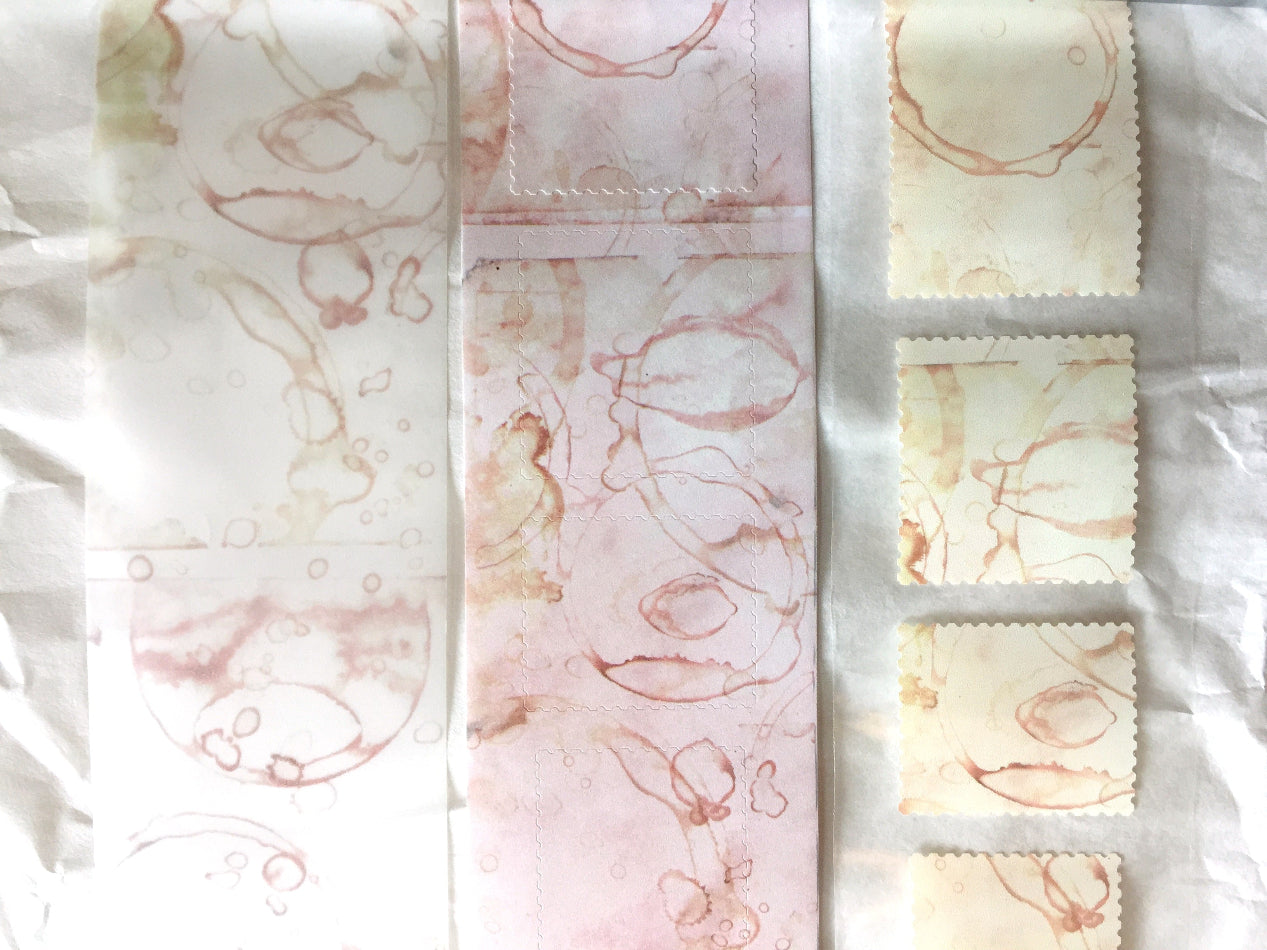 LihaoPaper - Tea-dyed Postmark nonadhesive tracing paper SAMPLES