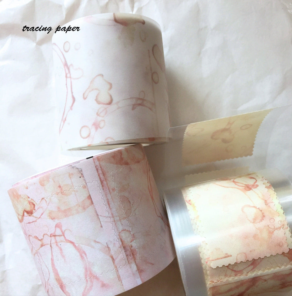 LihaoPaper - Tea-dyed Postmark nonadhesive tracing paper SAMPLES