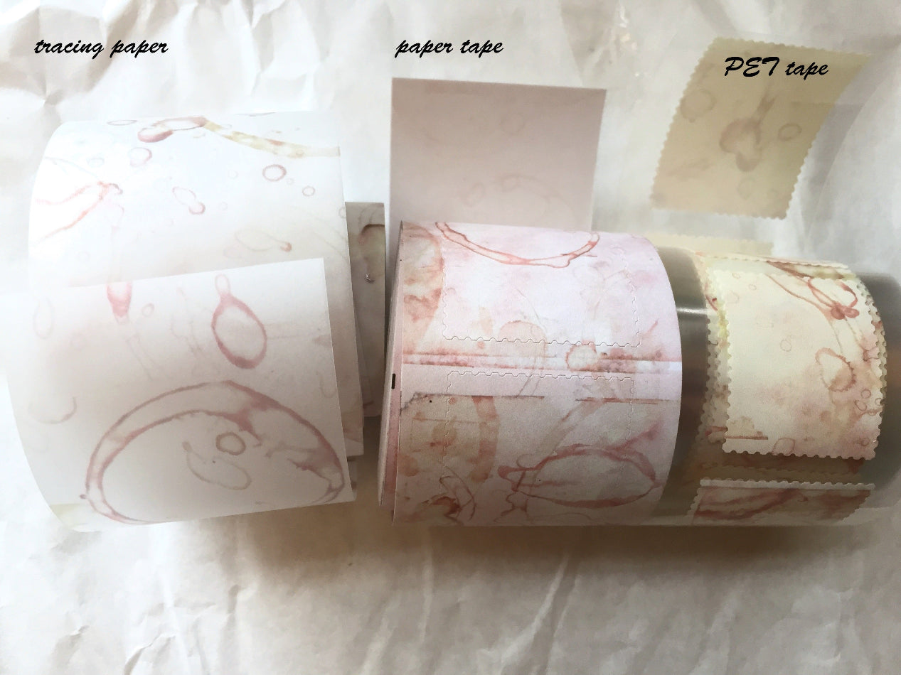 LihaoPaper - Tea-dyed Postmark nonadhesive tracing paper SAMPLES