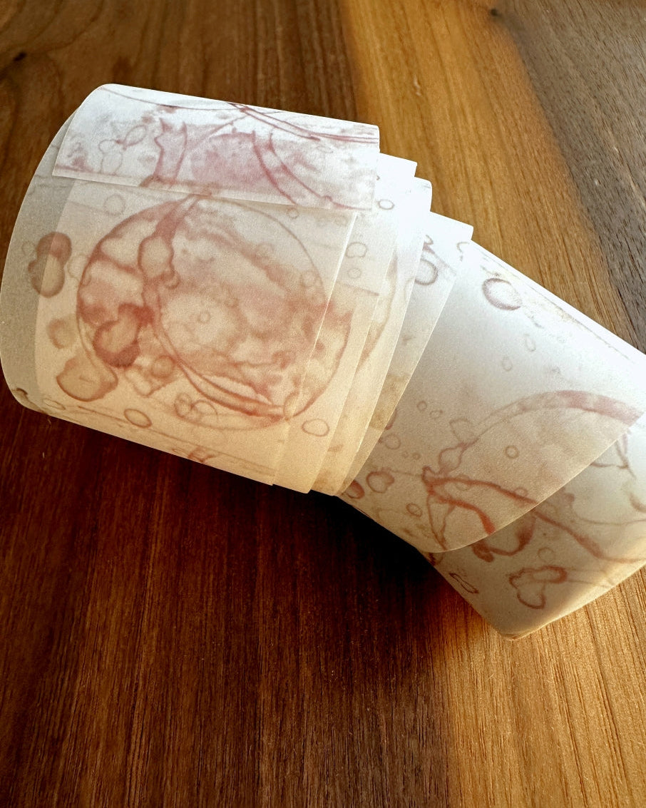 LihaoPaper - Tea-dyed Postmark nonadhesive tracing paper SAMPLES