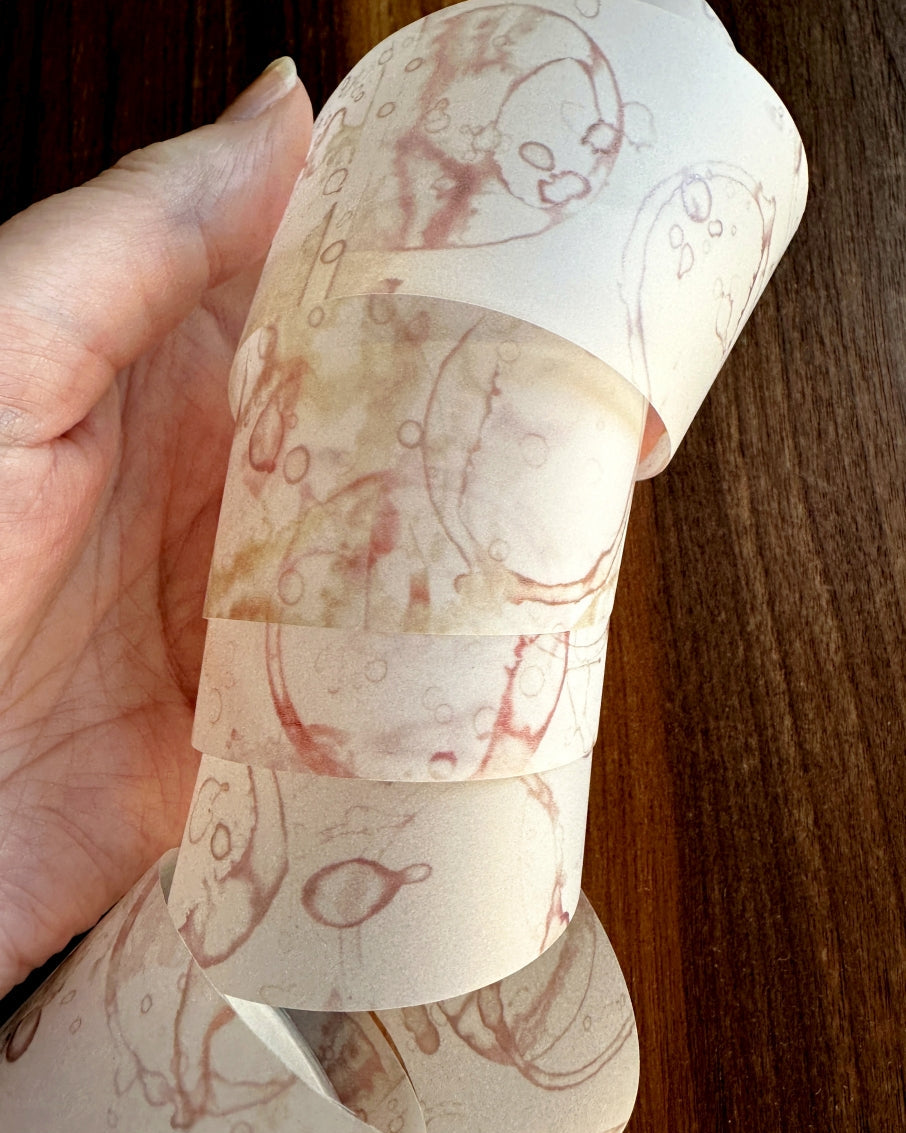 LihaoPaper - Tea-dyed Postmark nonadhesive tracing paper SAMPLES