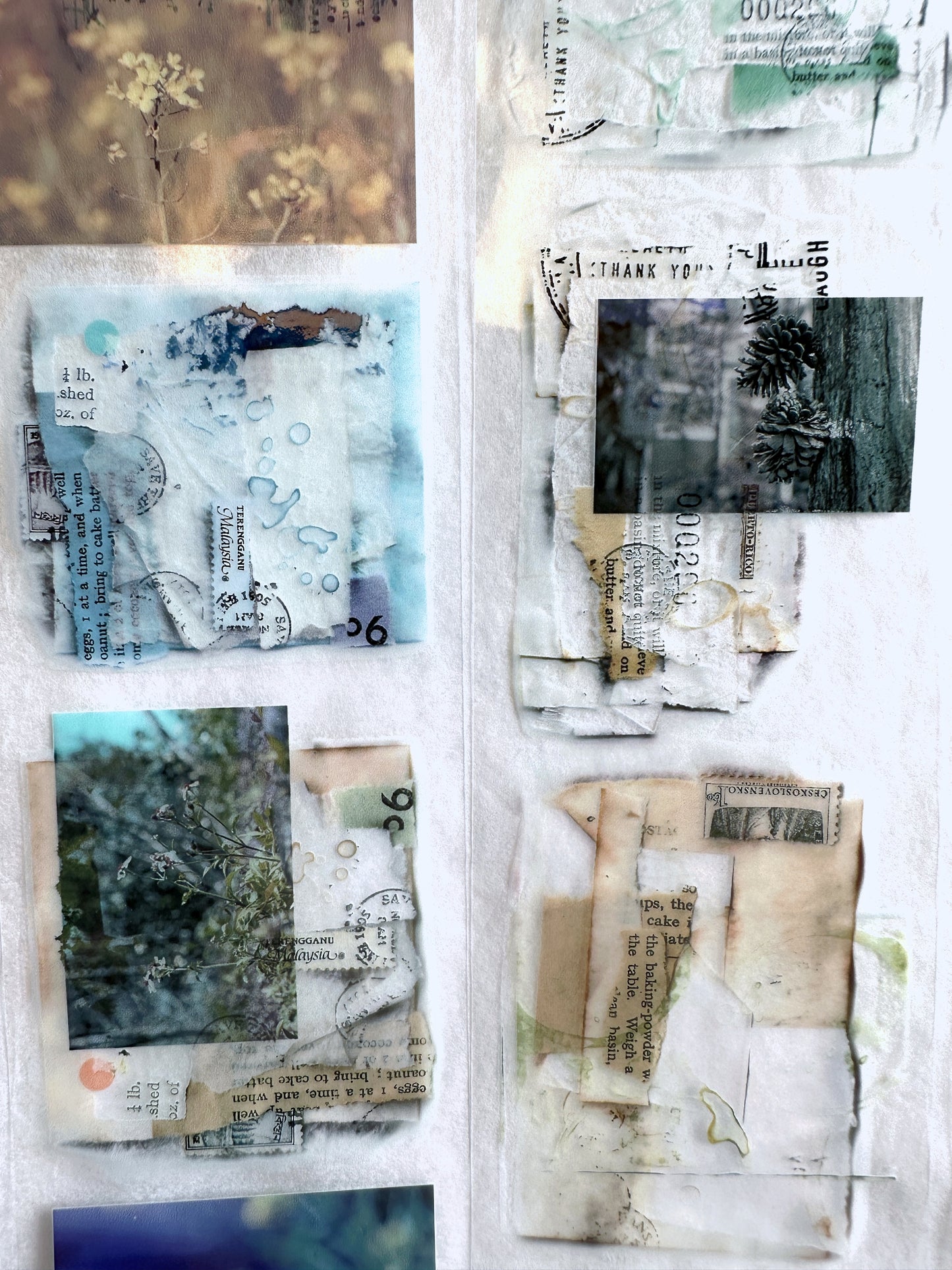 LihaoPaper - Fragment Writing: Being Weathered PET tape (5 cm x 150 cm) SAMPLES