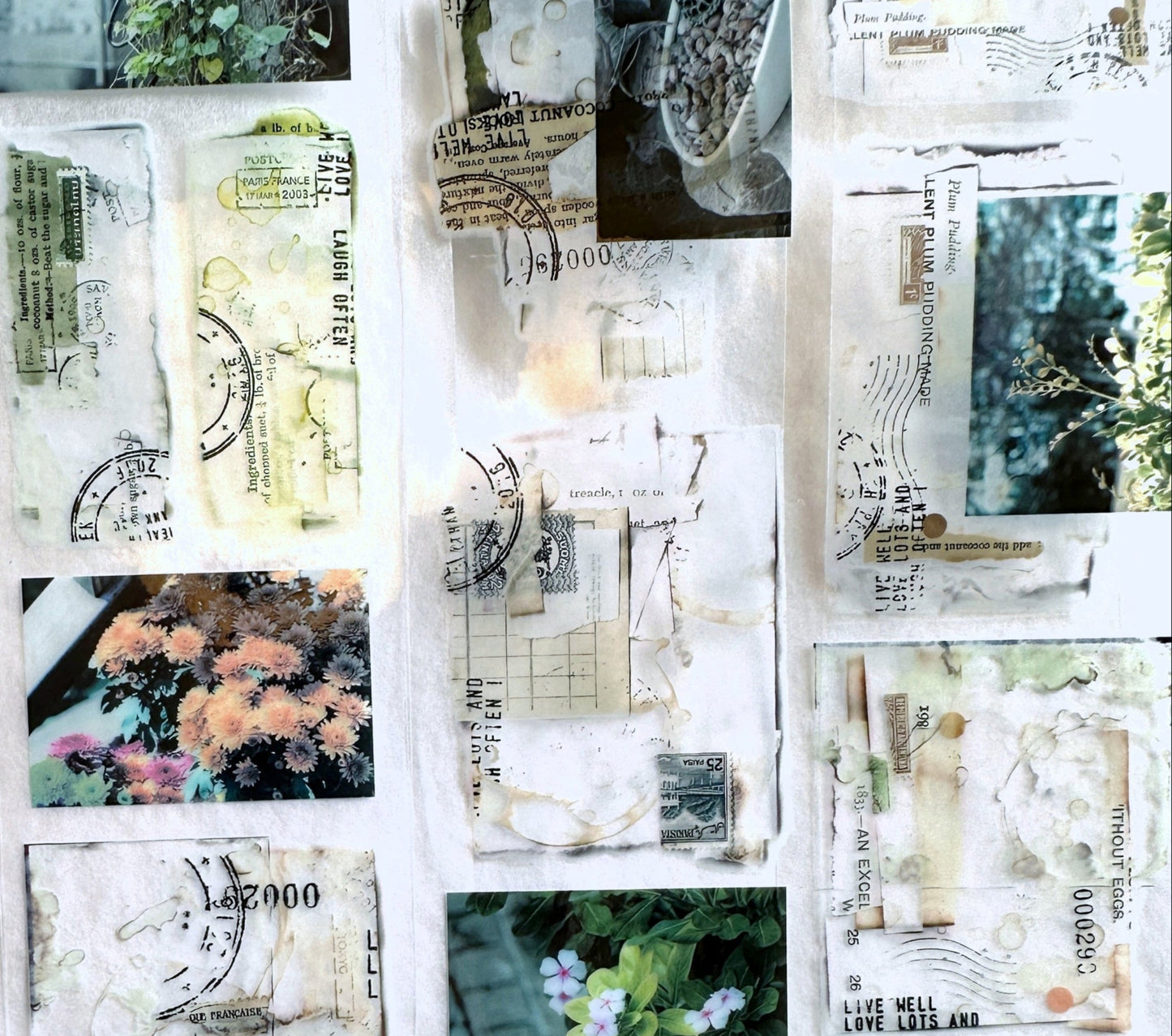 LihaoPaper - Fragment Writing: Being Weathered PET tape (5 cm x 150 cm) SAMPLES