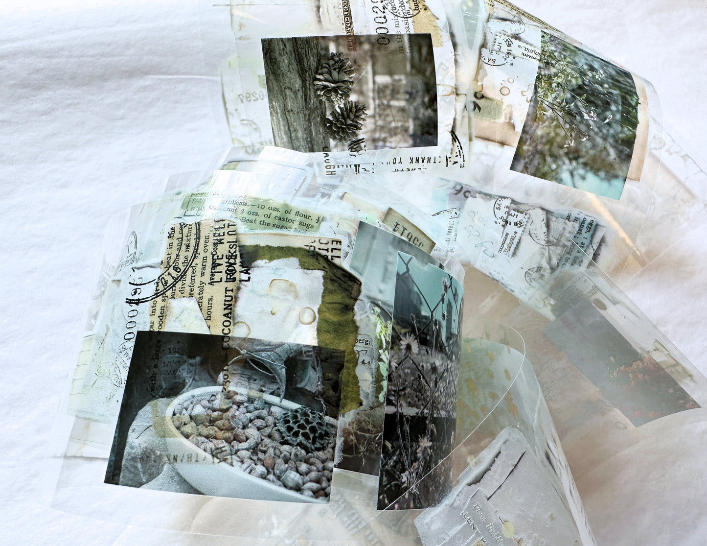 LihaoPaper - Fragment Writing: Being Weathered PET tape (5 cm x 150 cm) SAMPLES