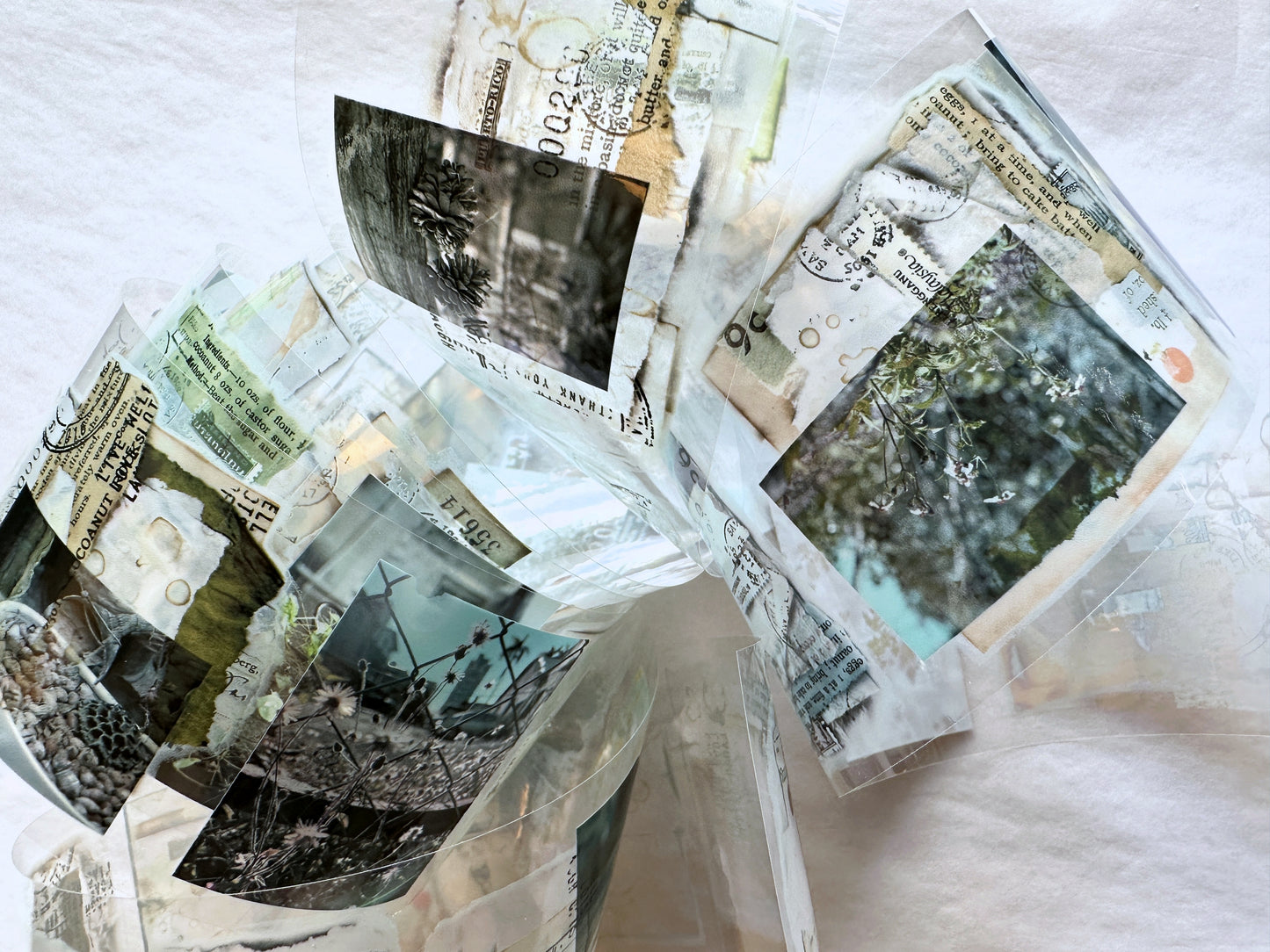 LihaoPaper - Fragment Writing: Being Weathered PET tape (5 cm x 150 cm) SAMPLES