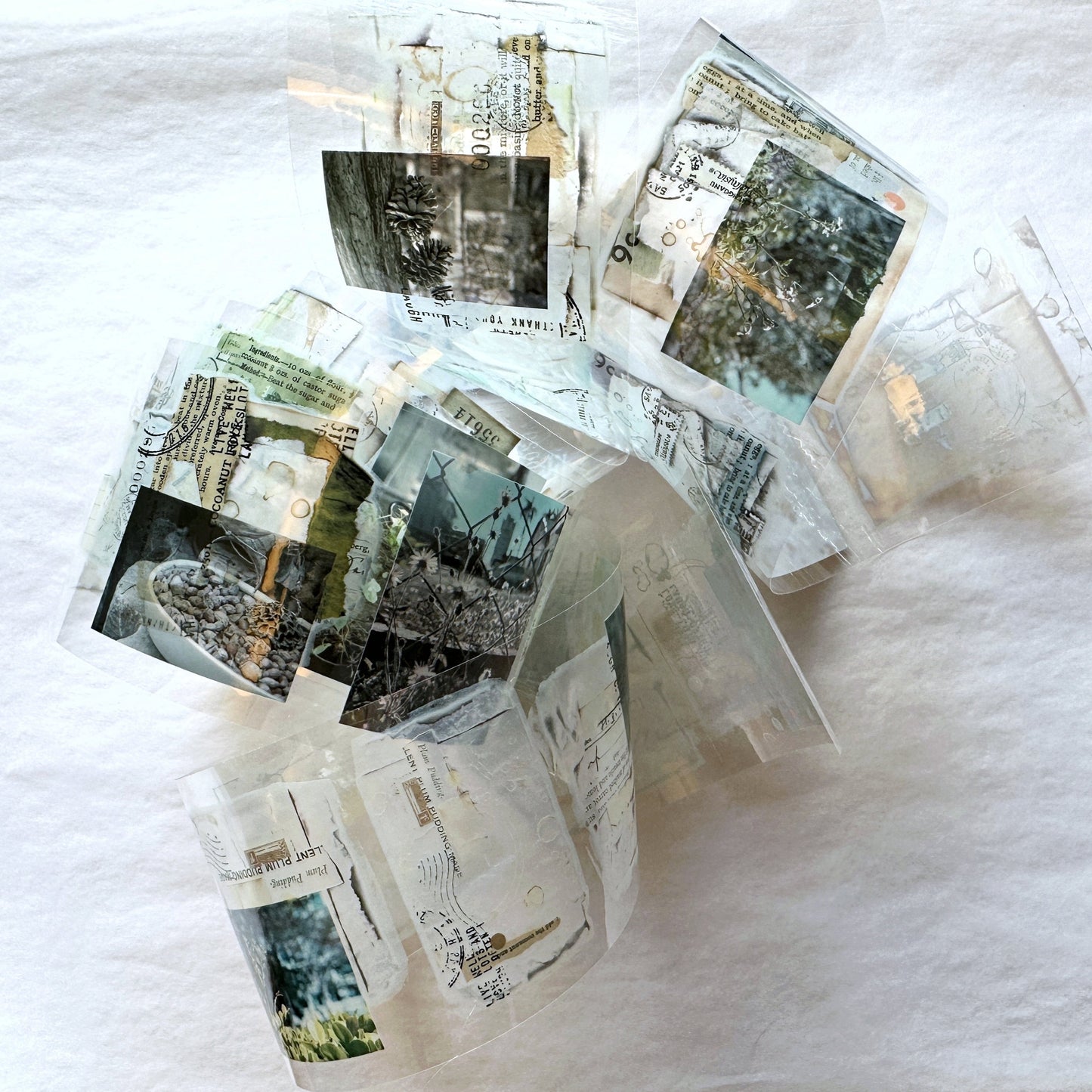 LihaoPaper - Fragment Writing: Being Weathered PET tape (5 cm x 150 cm) SAMPLES