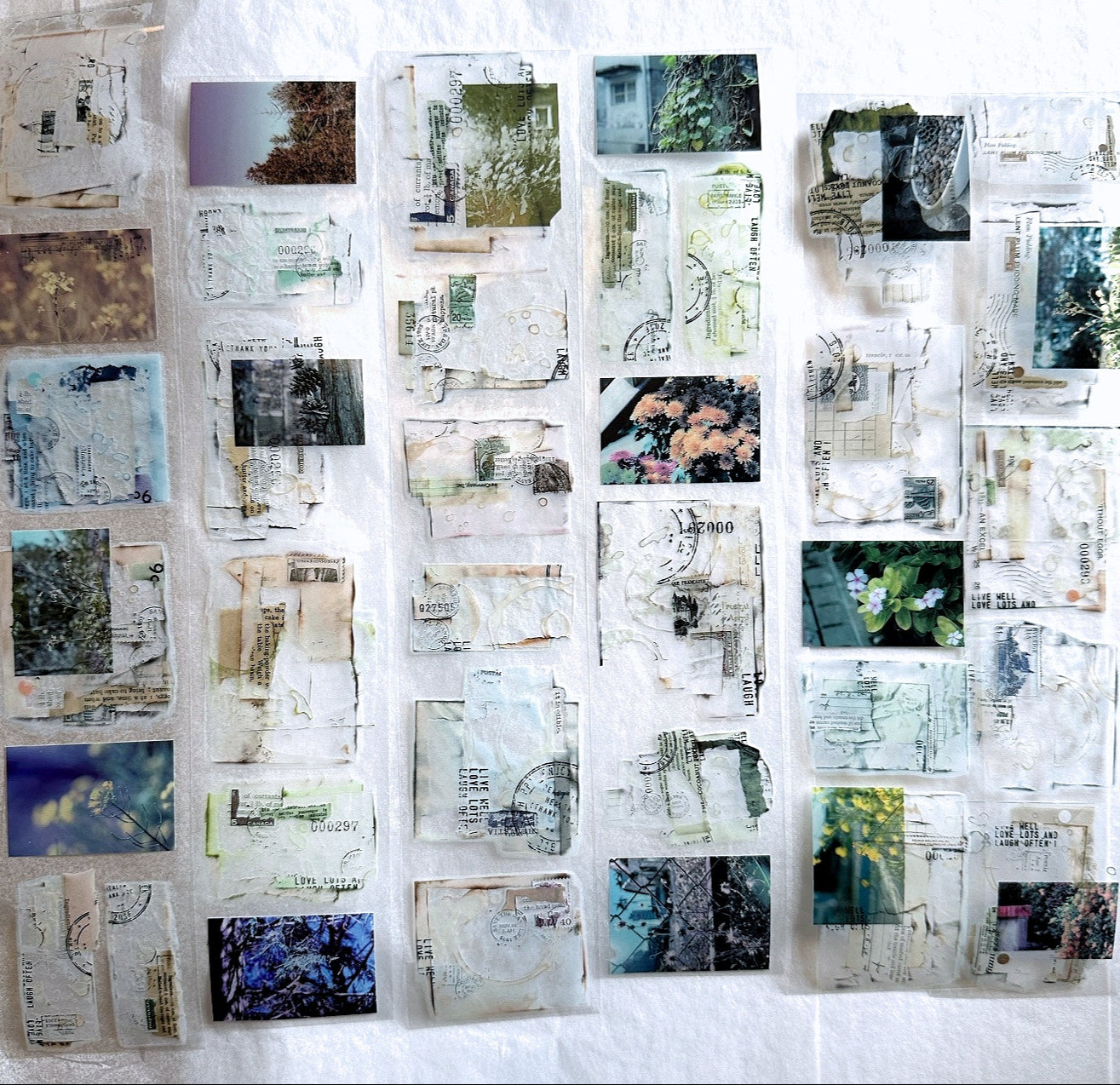 LihaoPaper - Fragment Writing: Being Weathered PET tape (5 cm x 150 cm) SAMPLES