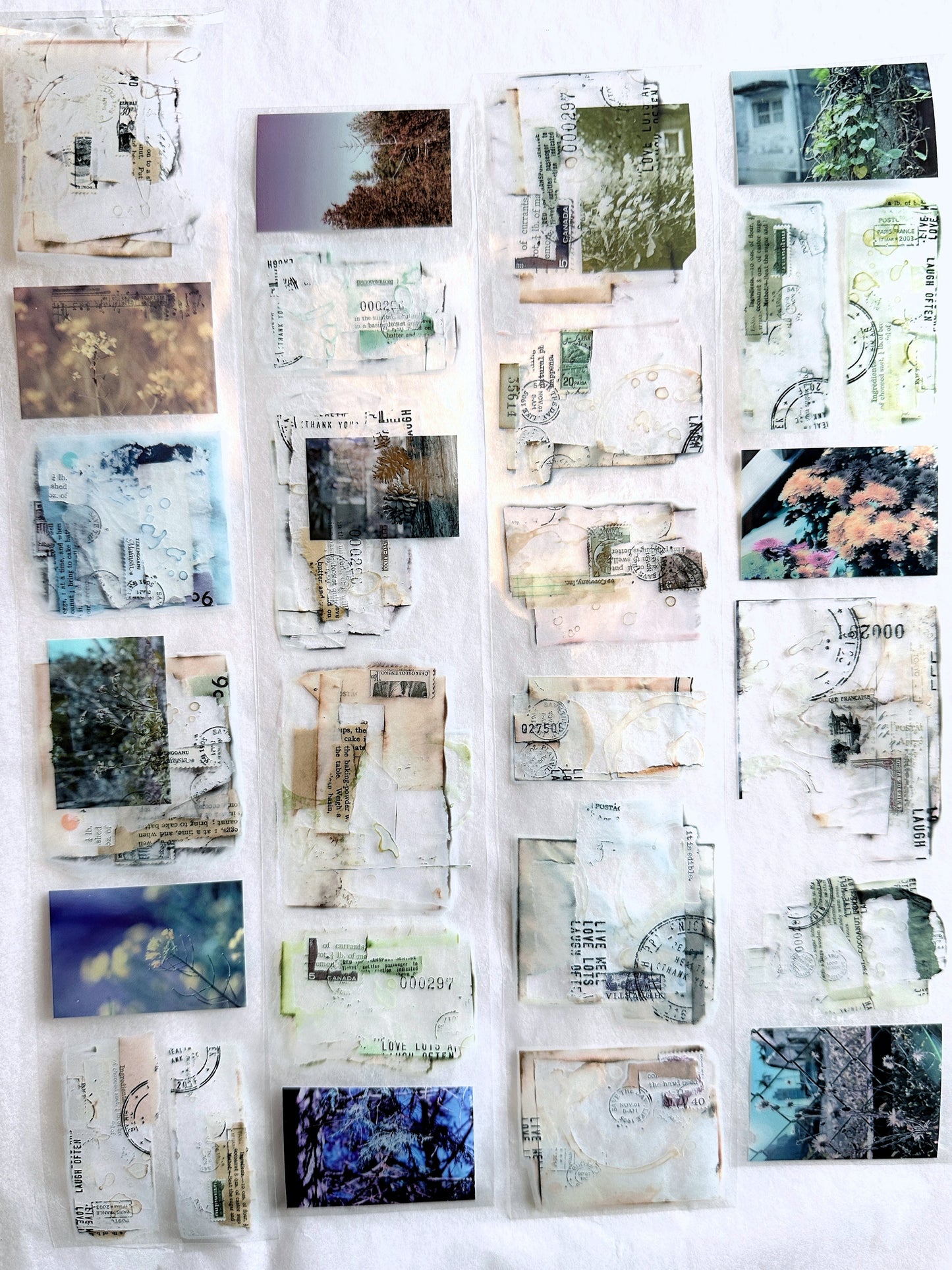 LihaoPaper - Fragment Writing: Being Weathered PET tape (5 cm x 150 cm) SAMPLES