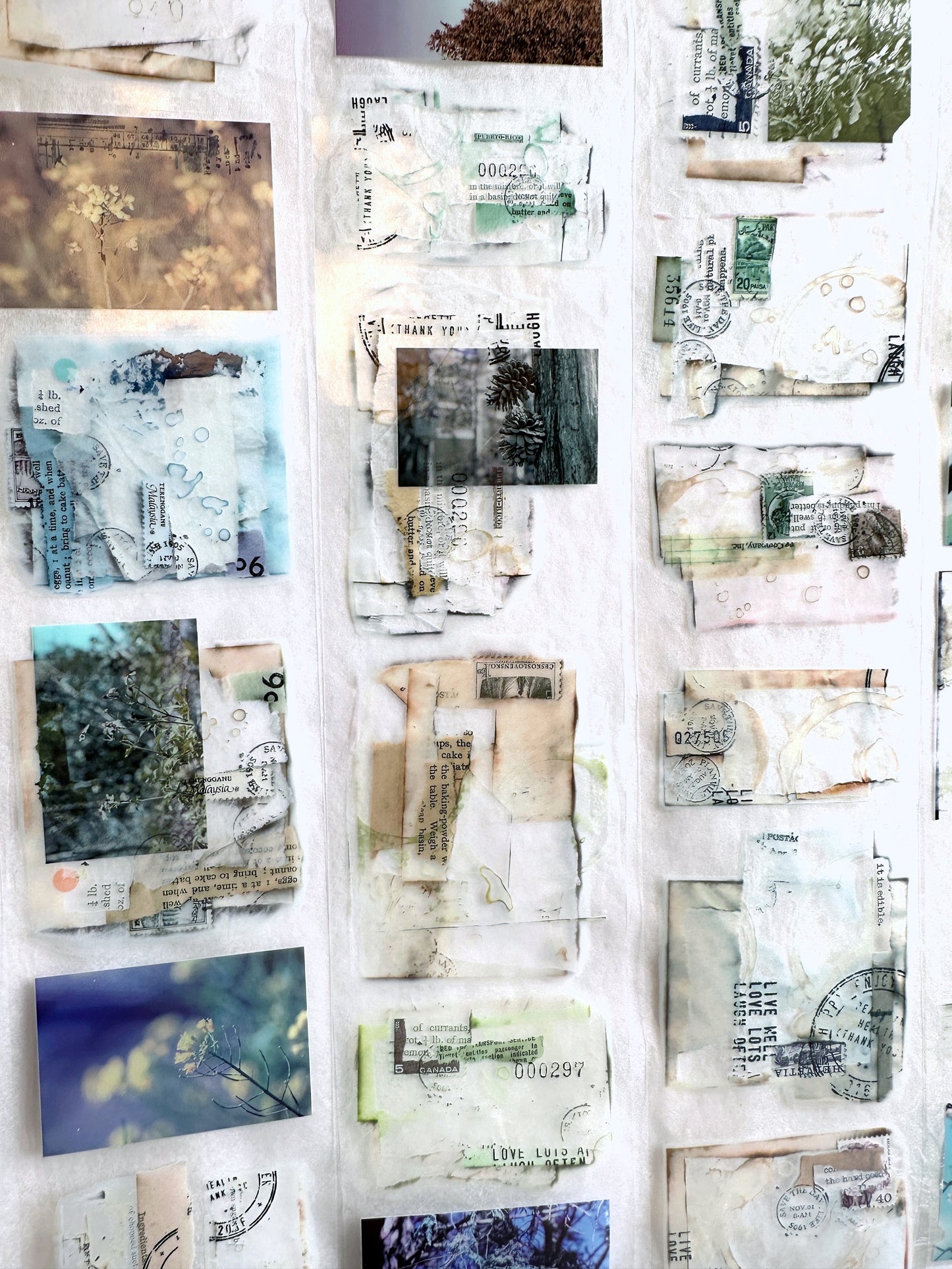 LihaoPaper - Fragment Writing: Being Weathered PET tape (5 cm x 150 cm) SAMPLES