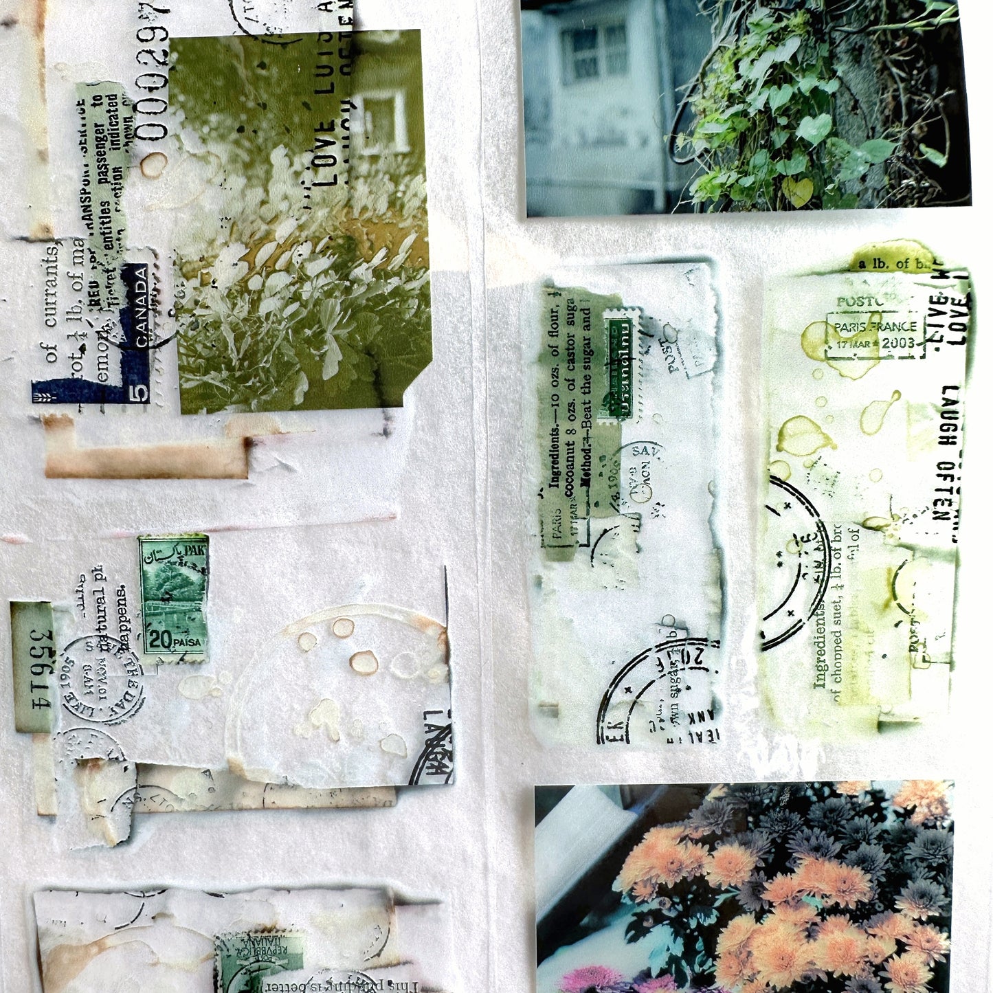 LihaoPaper - Fragment Writing: Being Weathered PET tape (5 cm x 150 cm) SAMPLES