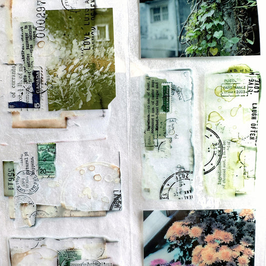 LihaoPaper - Fragment Writing: Being Weathered PET tape (5 cm x 150 cm) SAMPLES