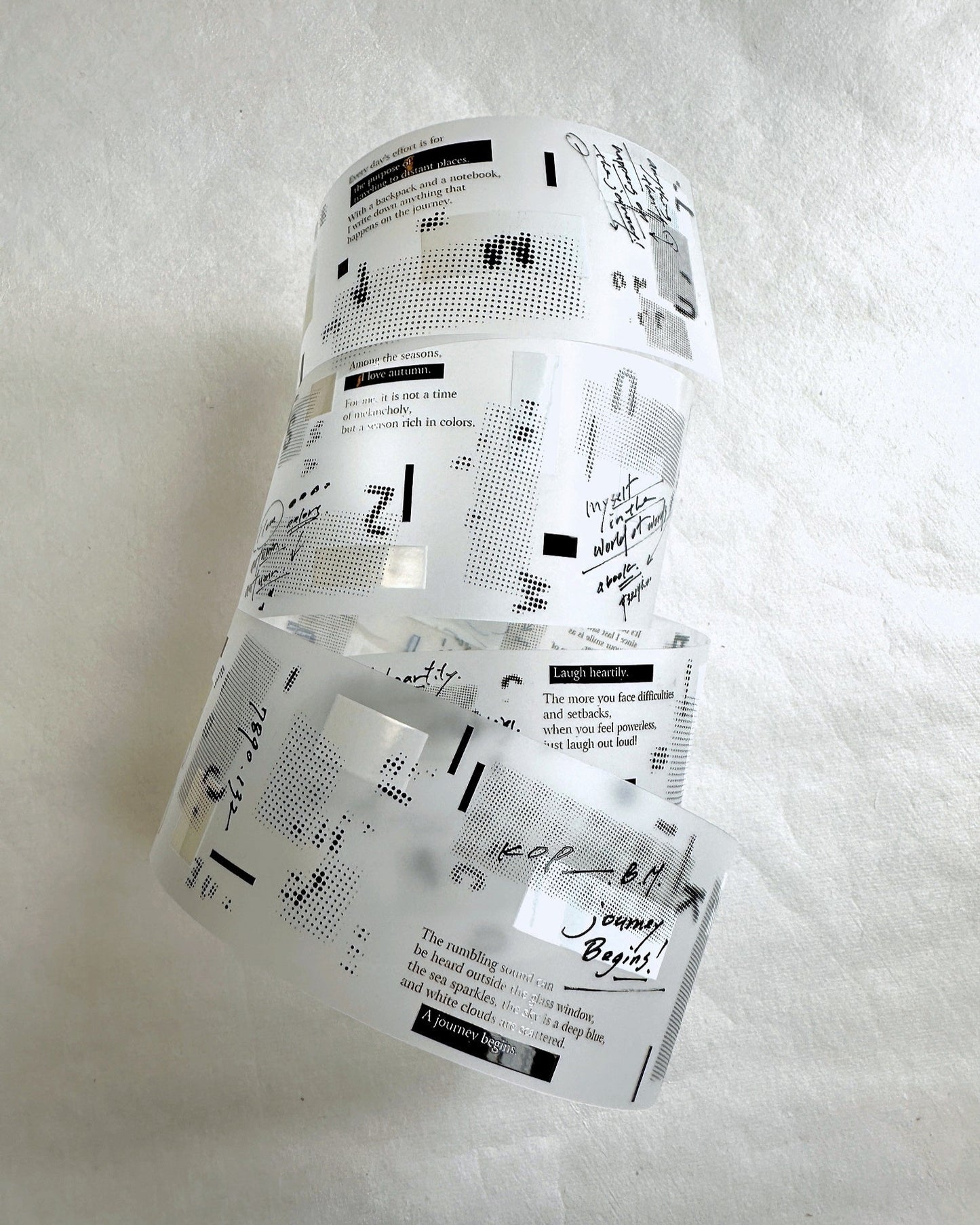 LihaoPaper - A Space Without Light PET tape SAMPLES