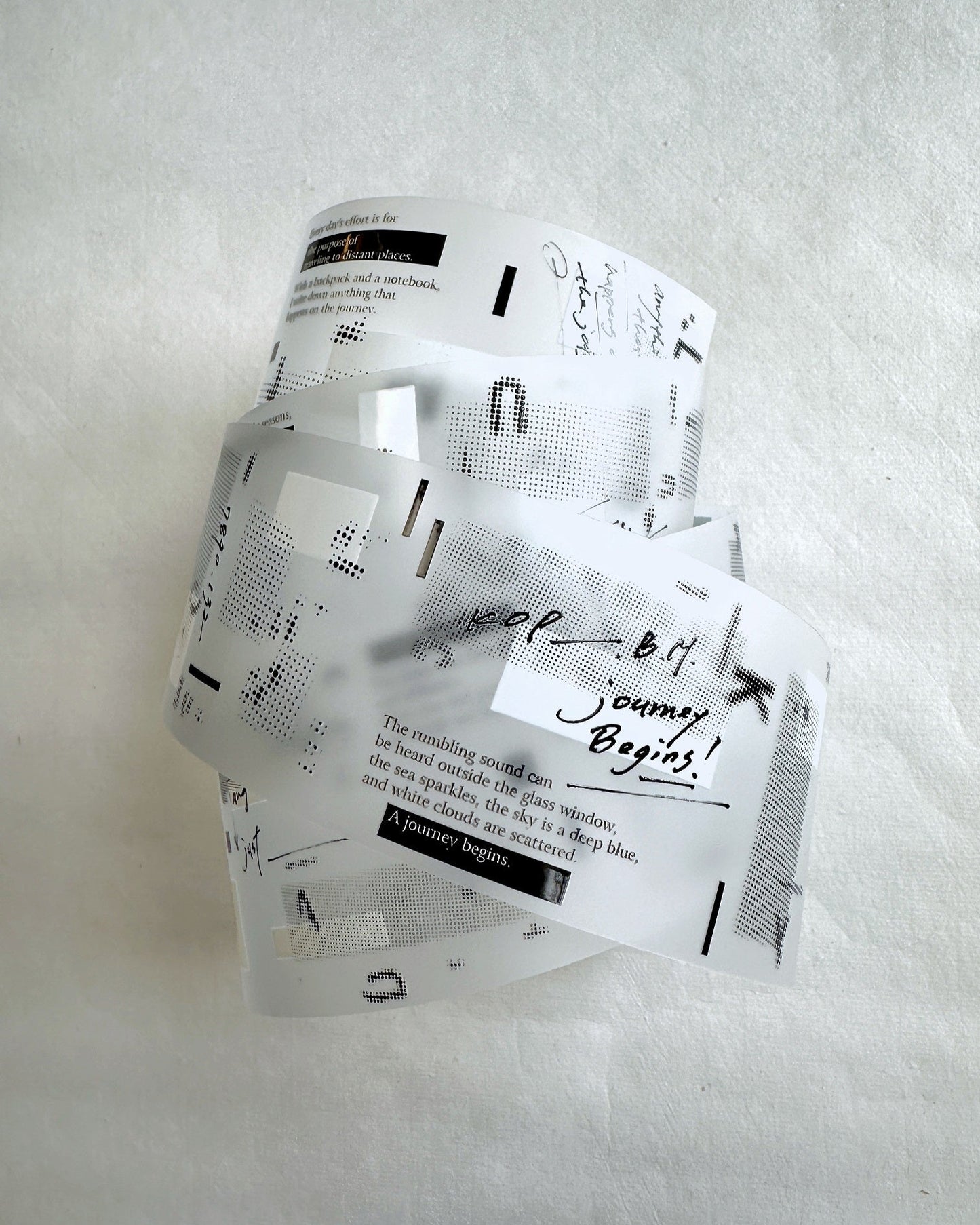 LihaoPaper - A Space Without Light PET tape SAMPLES