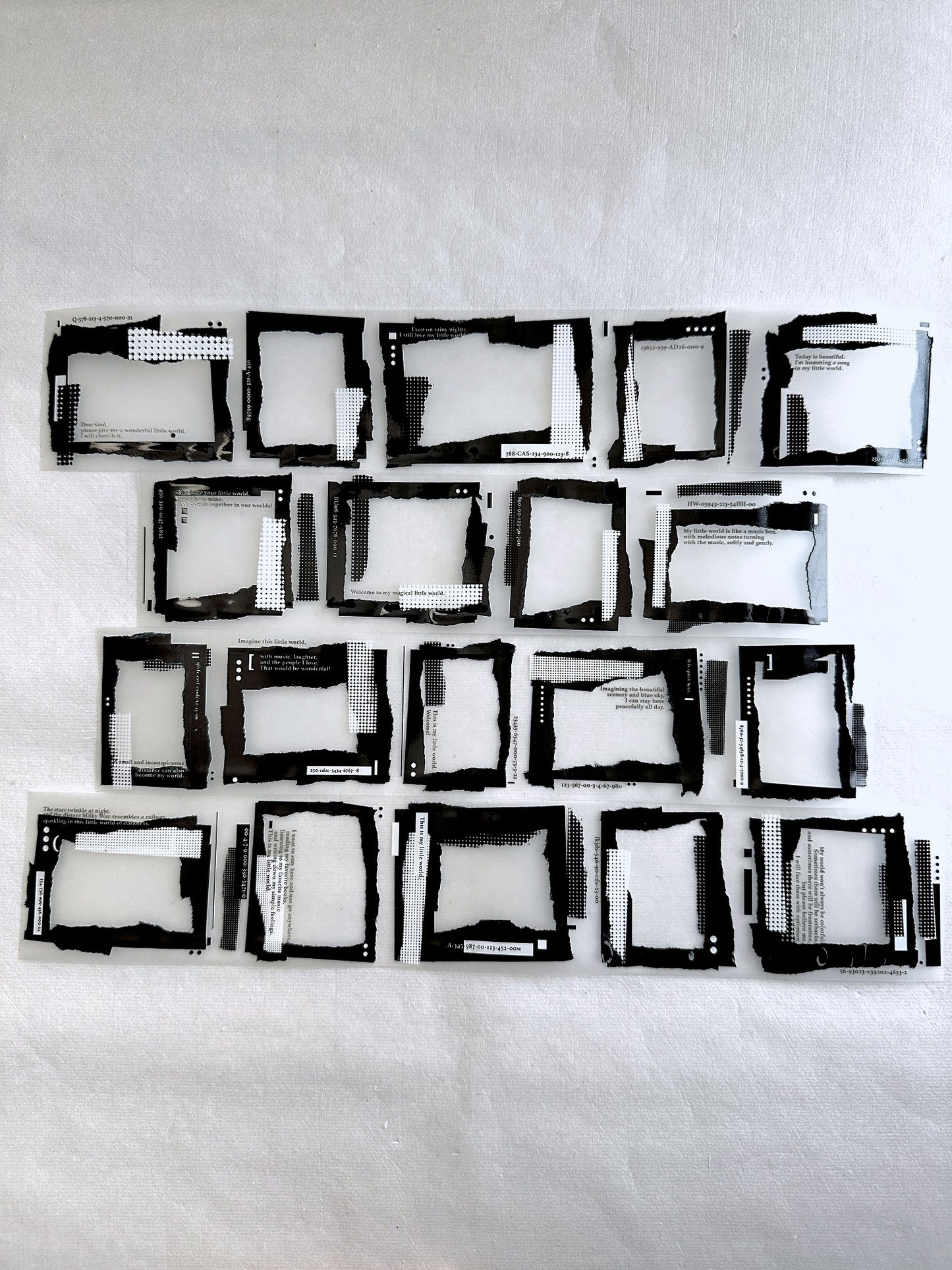 LihaoPaper - Tiny universe Muted PET tape SAMPLES