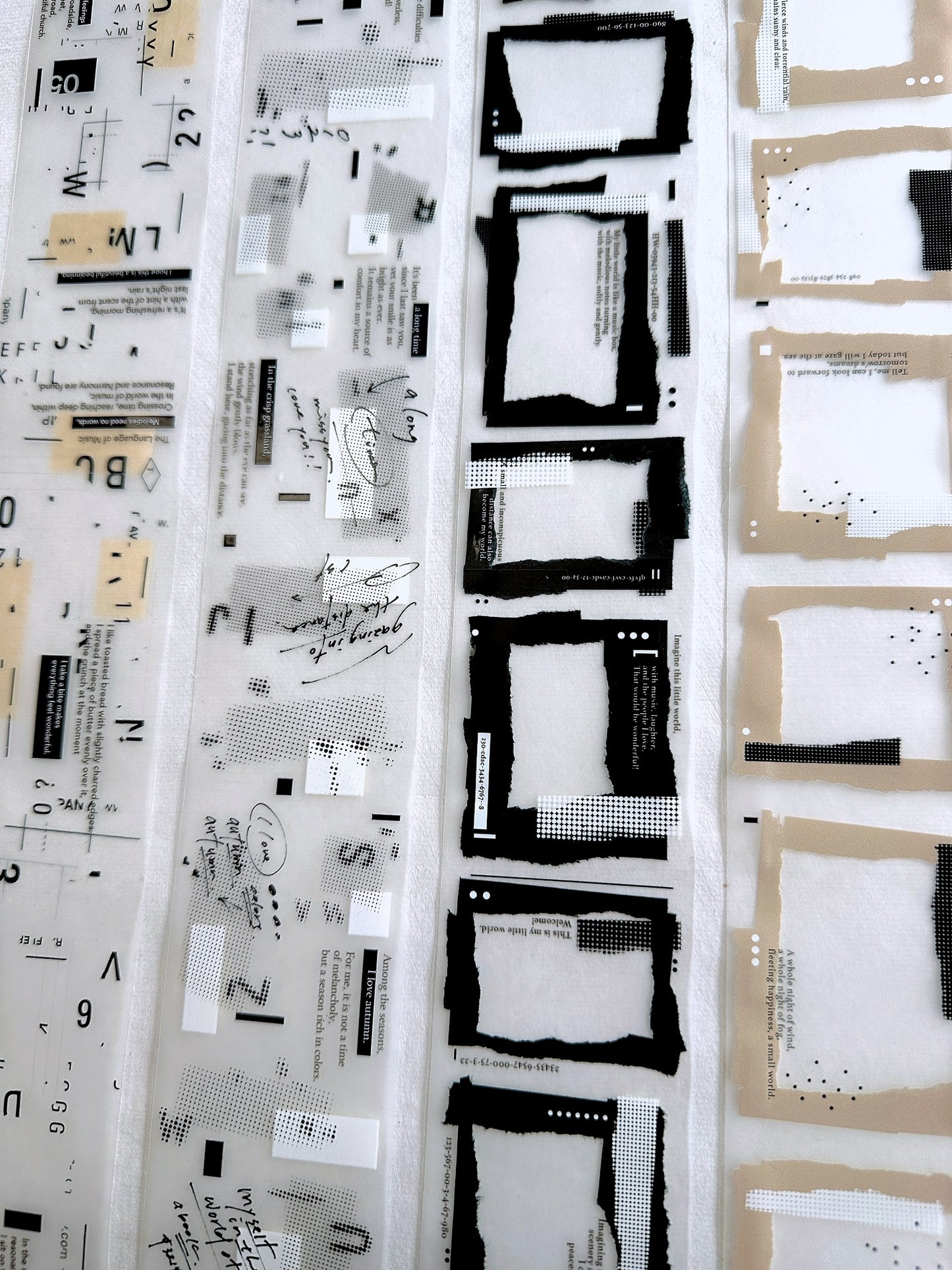 LihaoPaper - Tiny universe Muted PET tape SAMPLES