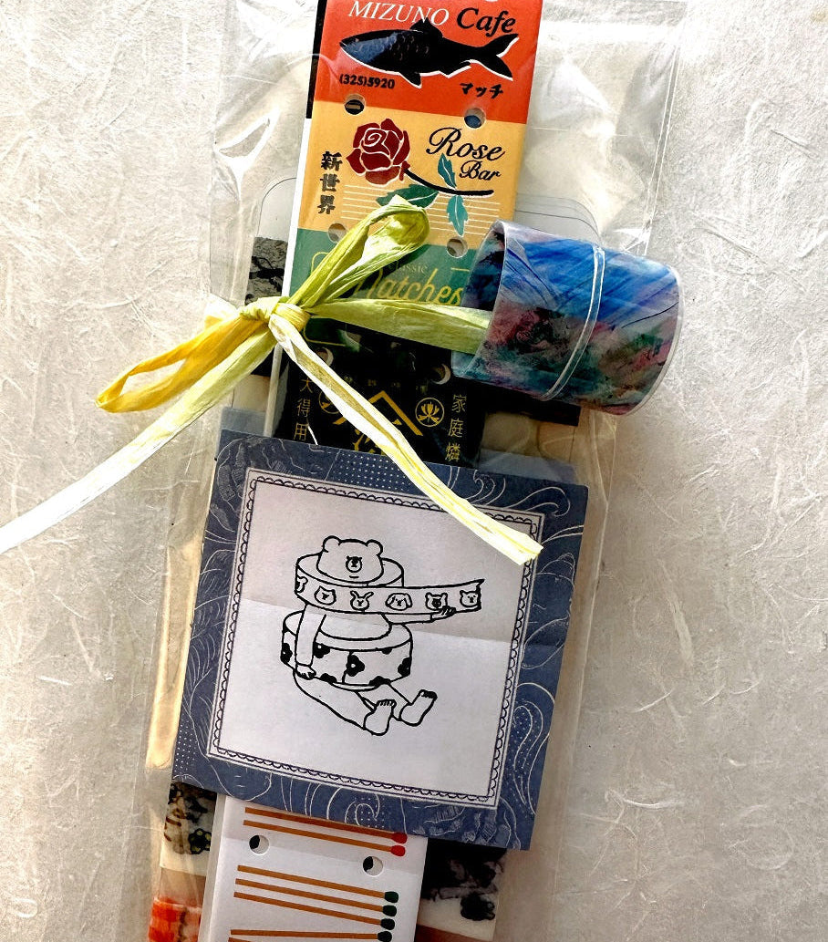 LihaoPaper - Matchbox label sticker roll SAMPLES