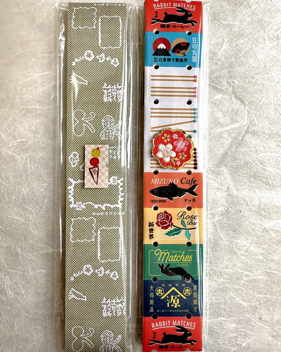 LihaoPaper - Matchbox label sticker roll SAMPLES