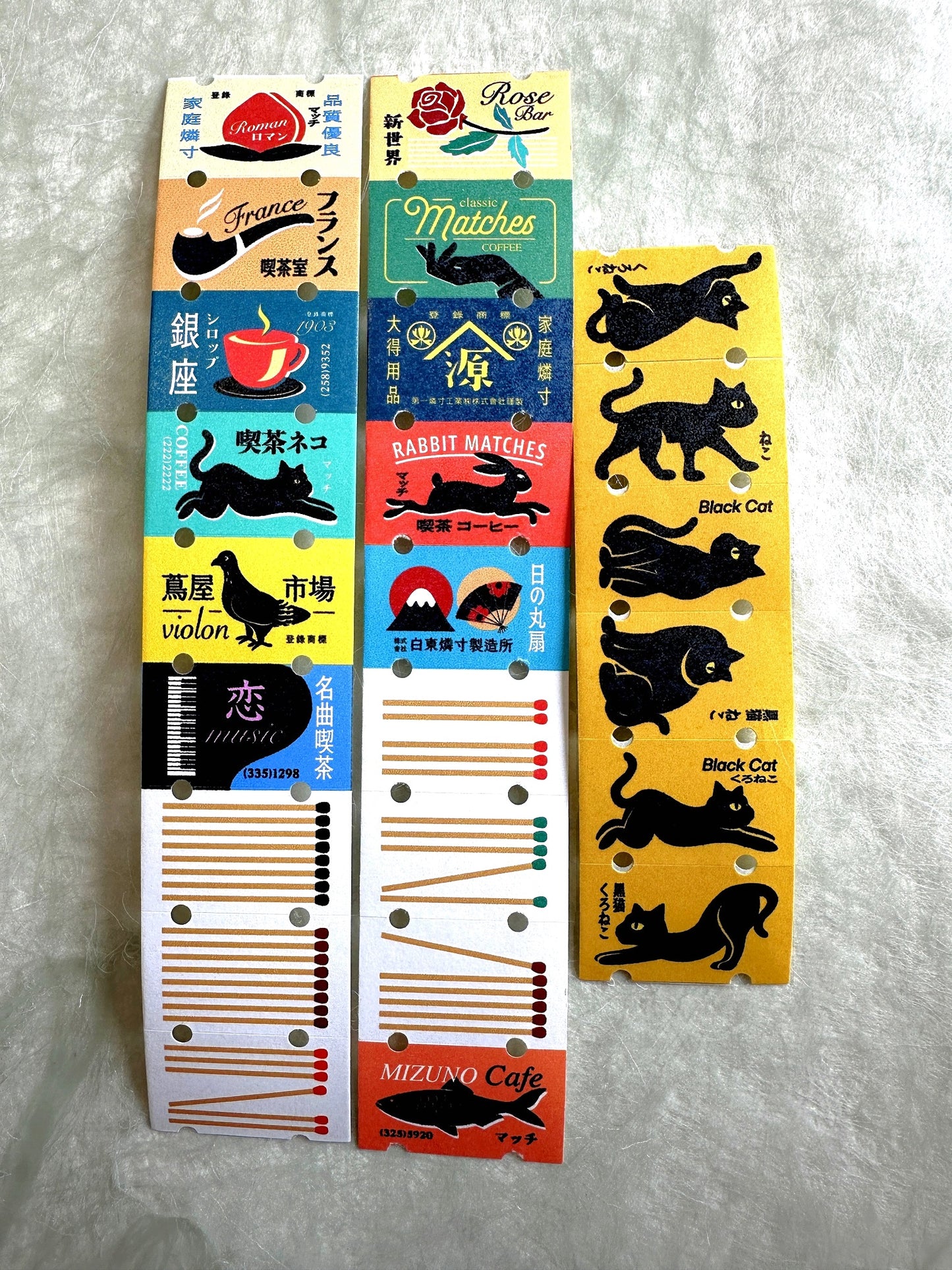 LihaoPaper - Black Cat label sticker roll SAMPLES