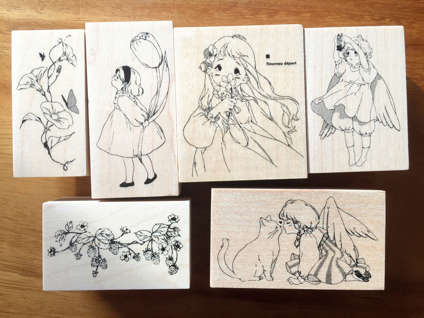 Like Studio - Time rubber stamps (6 designs)