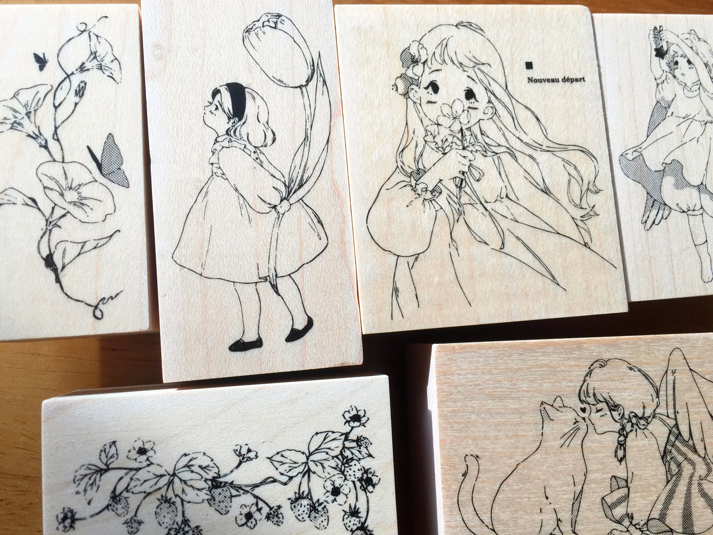 Like Studio - Time rubber stamps (6 designs)