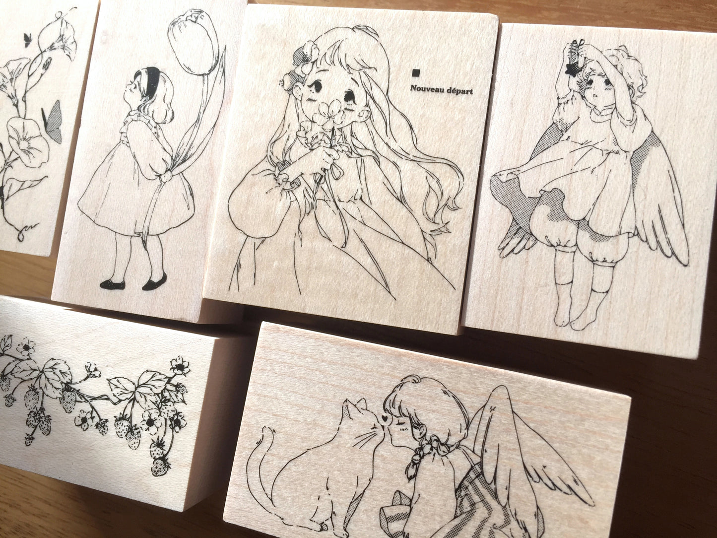 Like Studio - Time rubber stamps (6 designs)