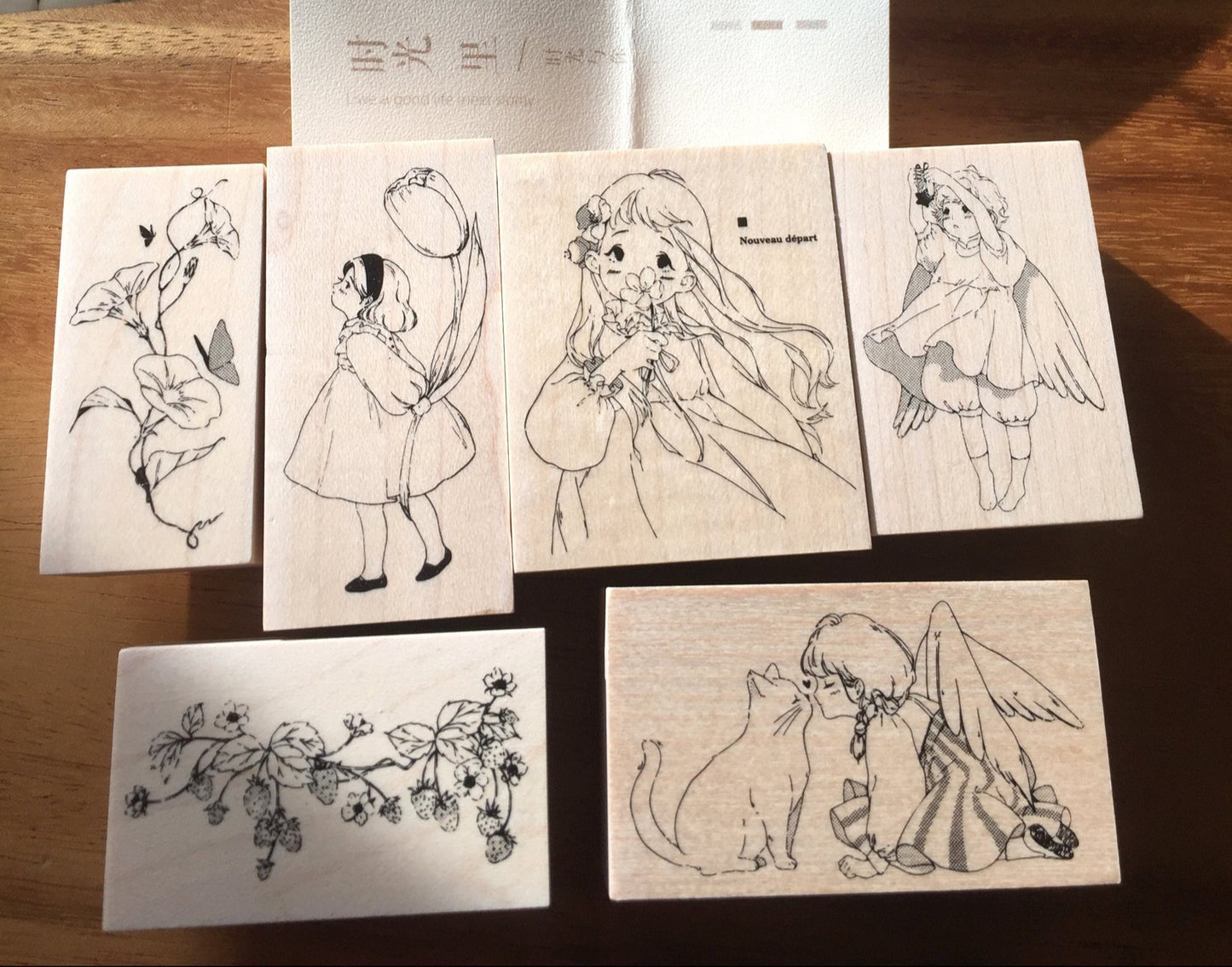 Like Studio - Time rubber stamps (6 designs)